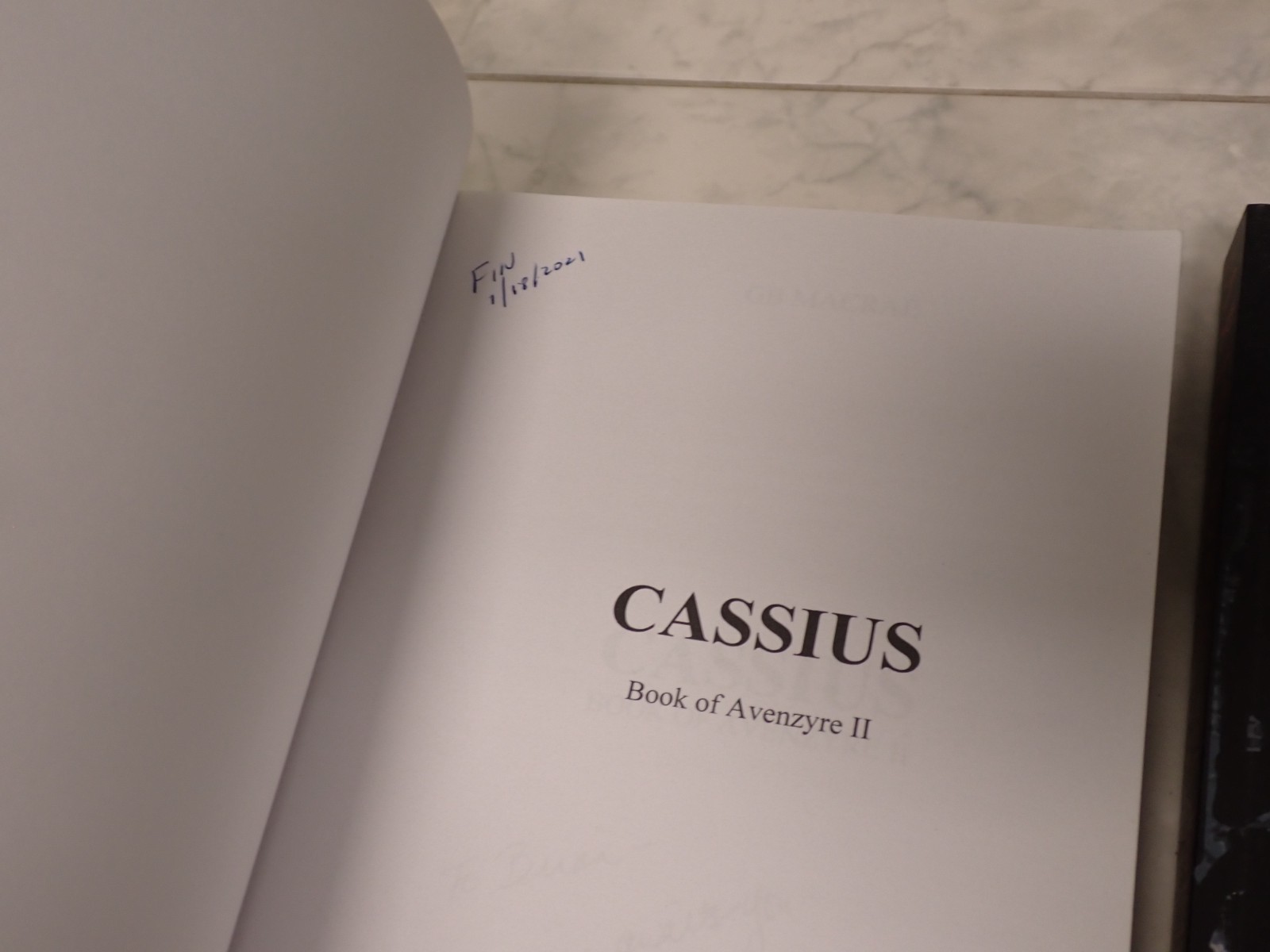 Awake Cassius Arise Book of Avenzyre I II III G B Macrae ~ All Signed by Author