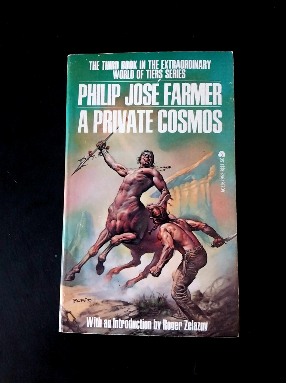 Philip Jose Farmer – A Private Cosmos – Ace Books 1977 Boris Vallejo Cover Art