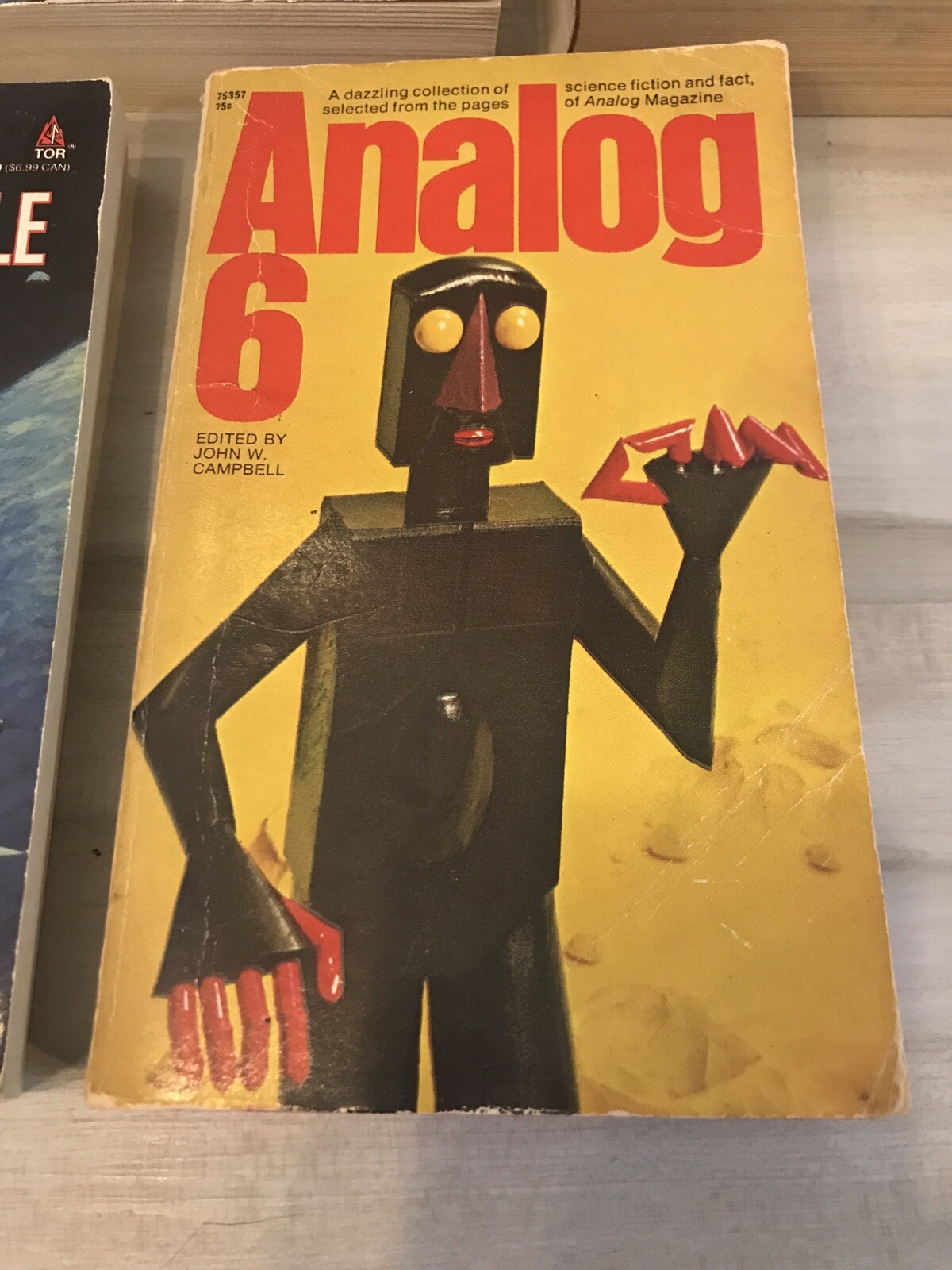 Mixed Lot Of 7 Sci Fi- Anderson- Viehl- Resnick- Campbell- Cook- Anthony- Aldrin