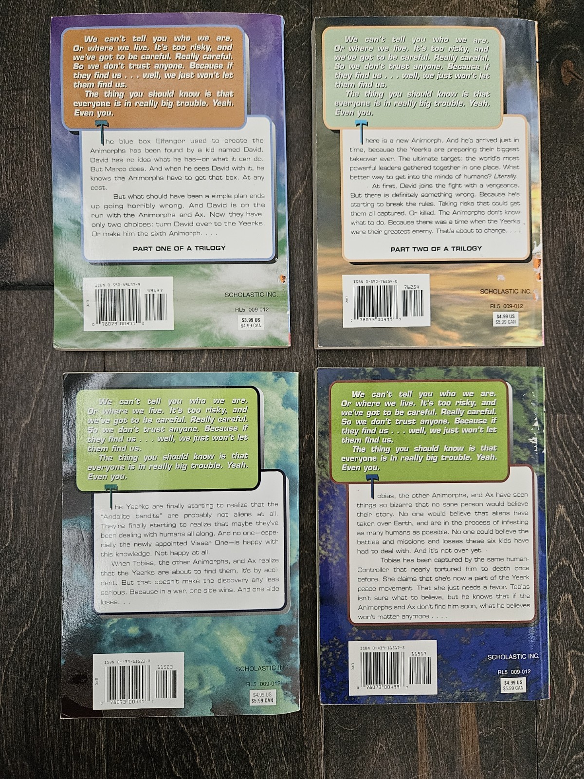 Lot Of 25 Animorphs Books- 1996-2001 See Photos For Titles