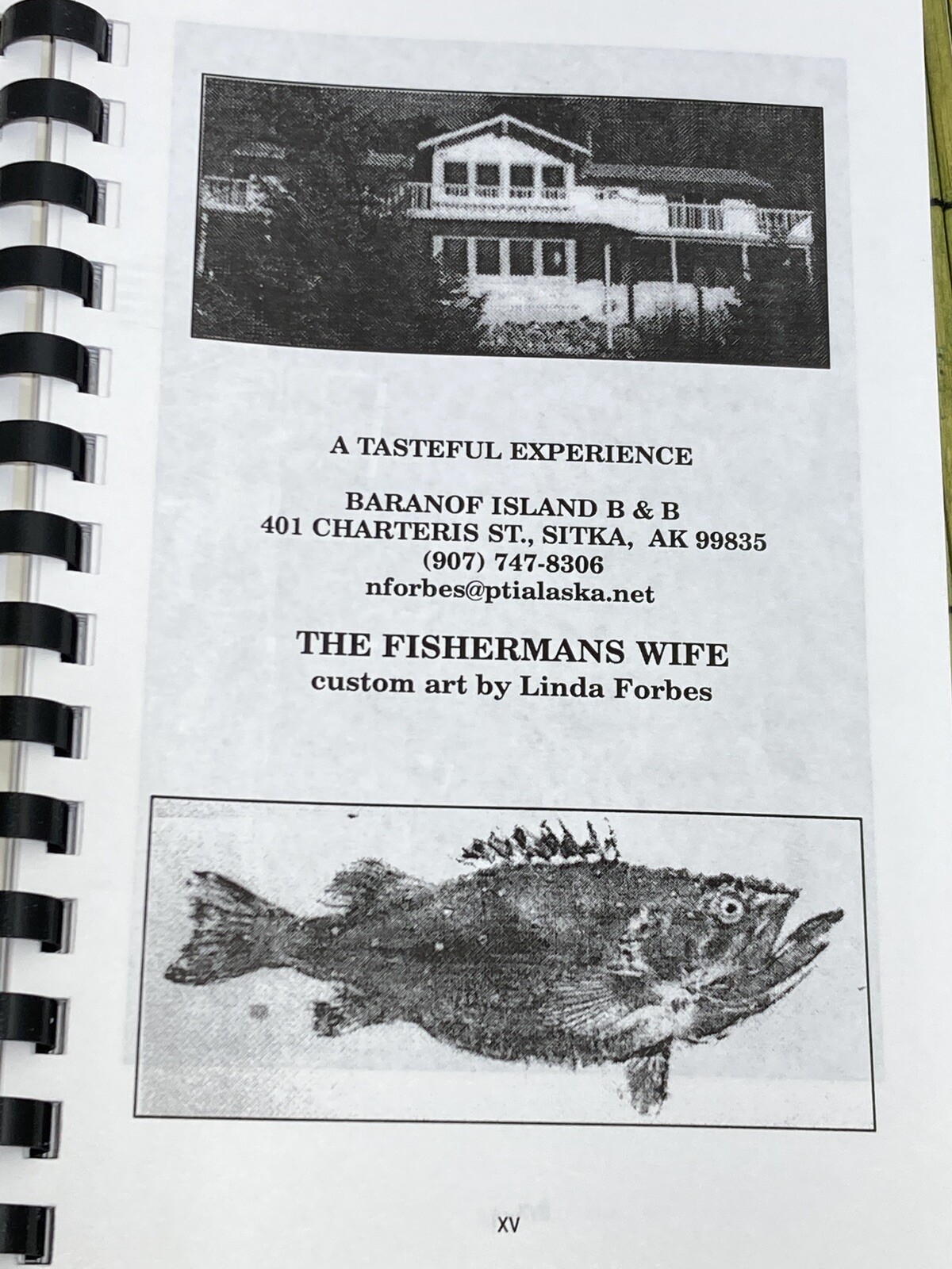 VTG Favorite Bed & Breakfast Recipes Southeast Alaska INNside Passage Chapter 98