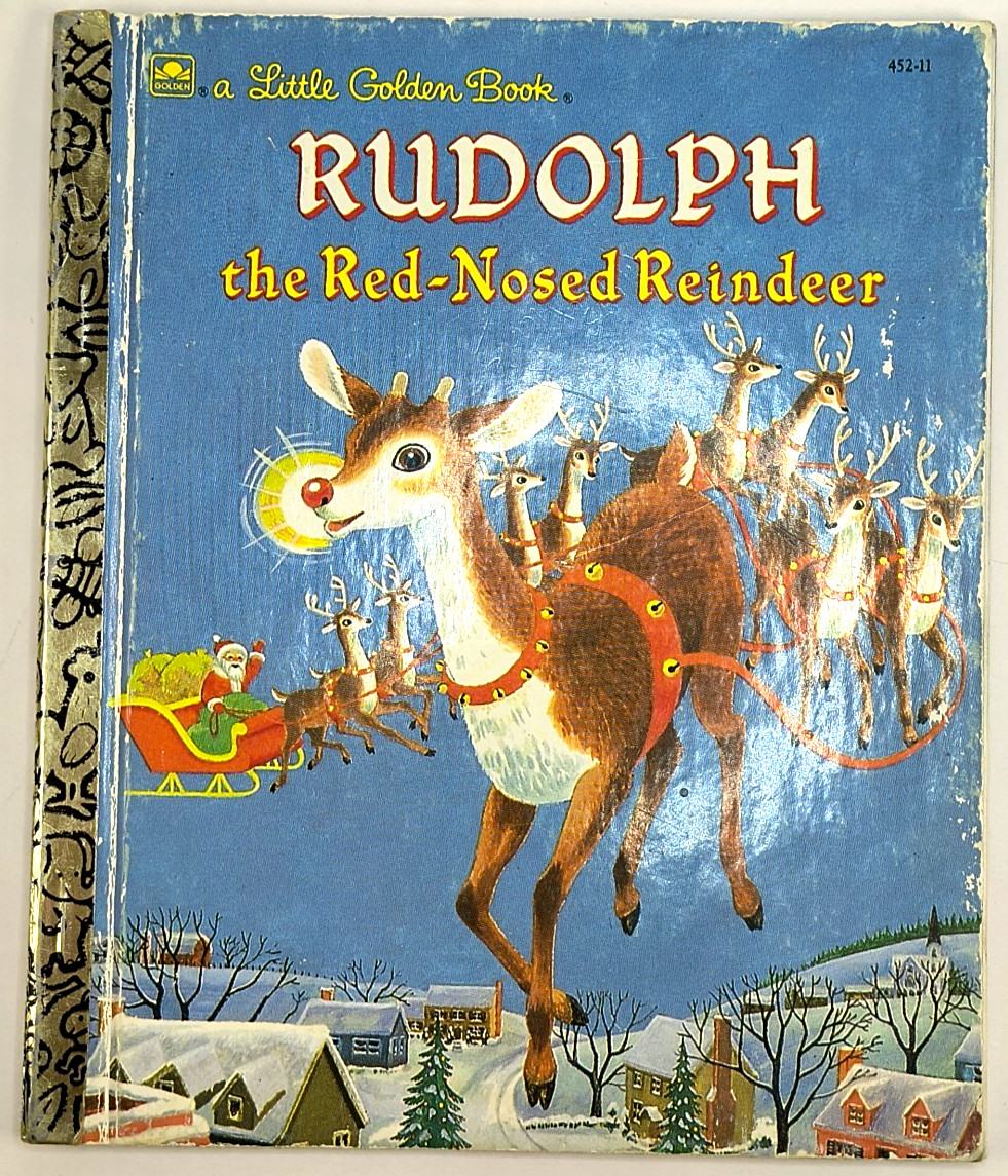 Little Golden Book Rudolph the Red-Nosed Reindeer 1985 (452-11) Vintage