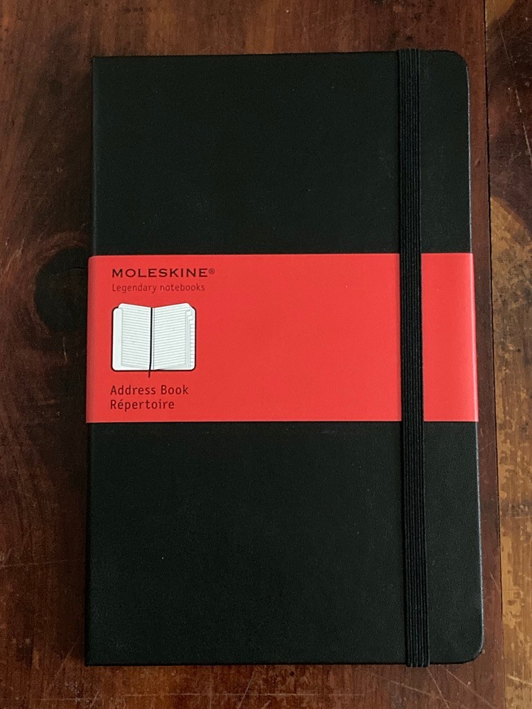 Moleskine Classic Desk Pro Address Book Large Black Hard Cover 5″ x 8.25″