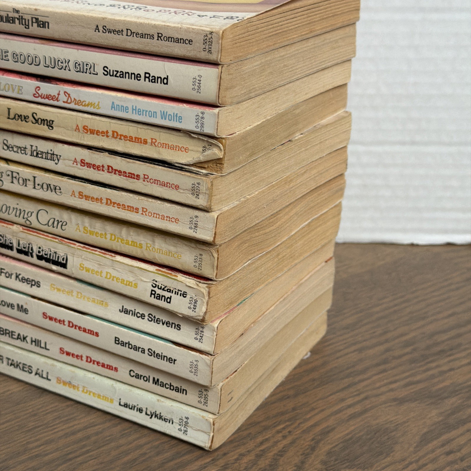 Sweet Dreams Teen Romance Lot Of 12 Books – 1980s YA Romance Fiction Paperback
