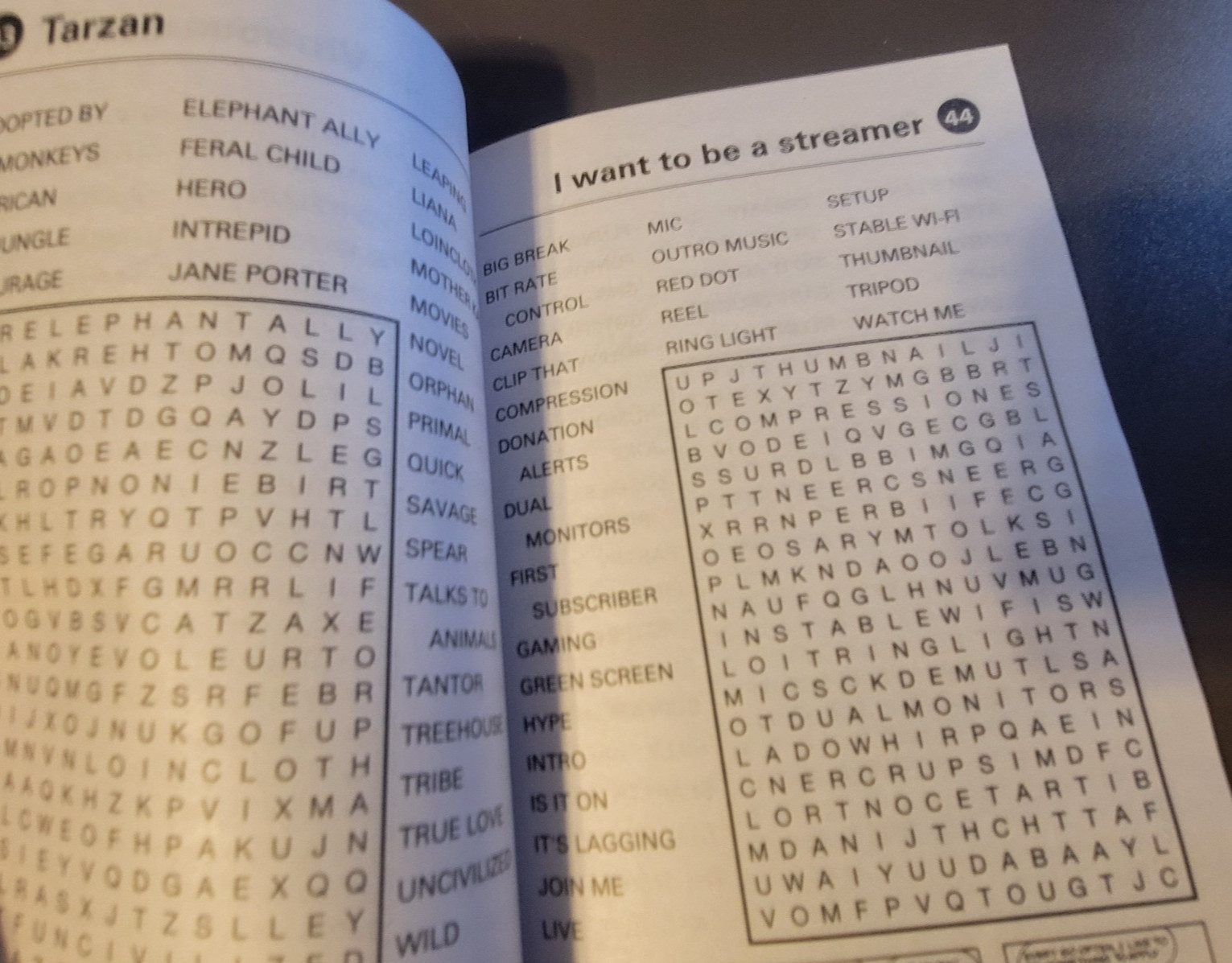 Lot of 2 Themed Word Finds Puzzle Books – Wheel Of Fortune & Archie & Friends