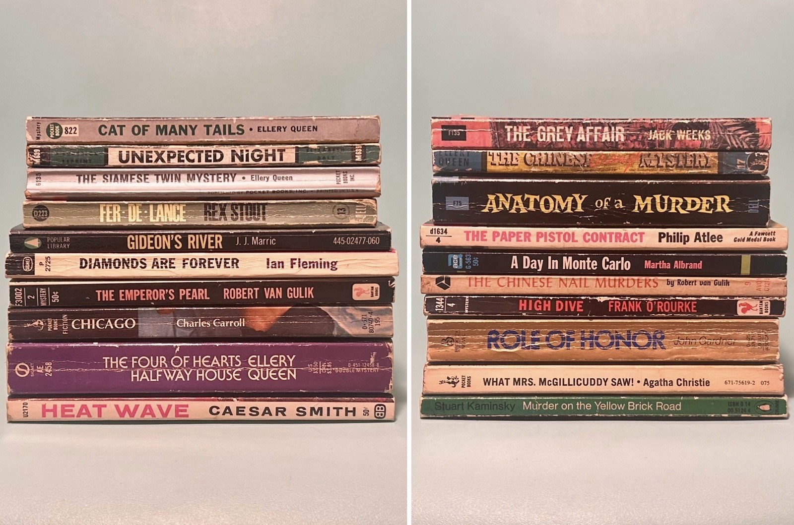 [LOT of 20] Vintage Crime Mystery Thriller Hardboiled Noir Suspense Paperbacks