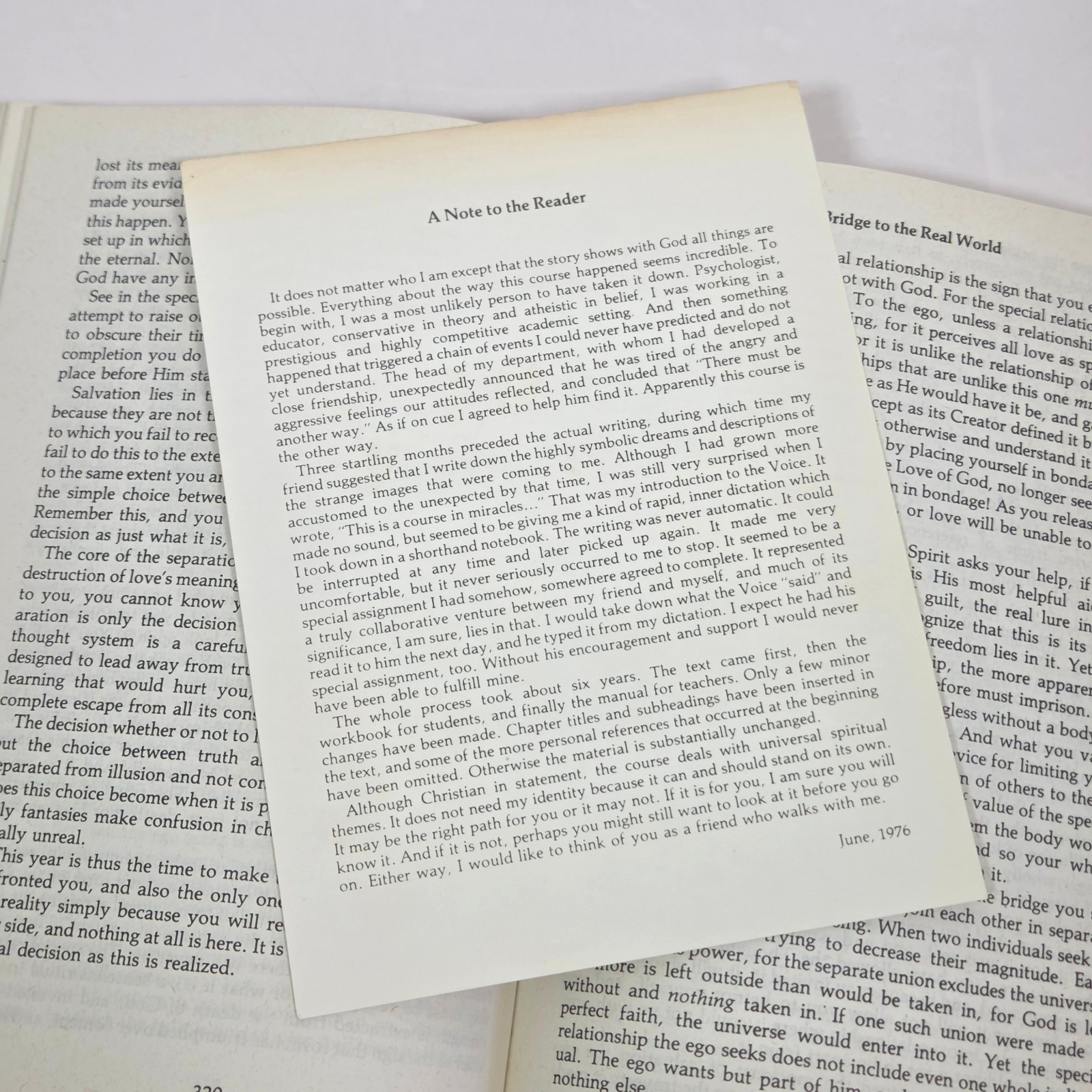 1975 Course In Miracles Rare 1st Ed 3 Vol HC Set Esoteric Channeled Mysticism