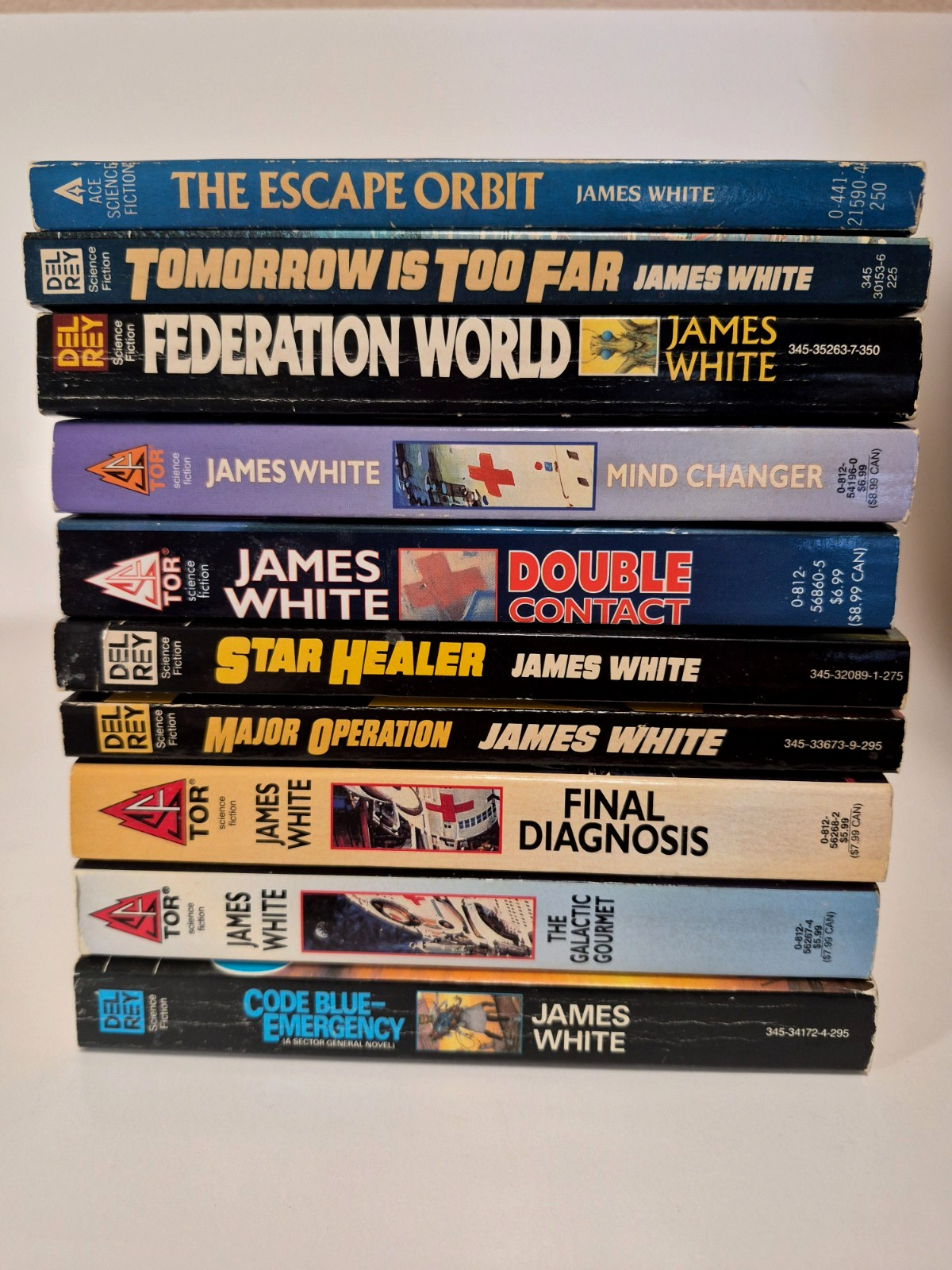 JAMES WHITE Paperback Book Lot of 10, Sector General, and more