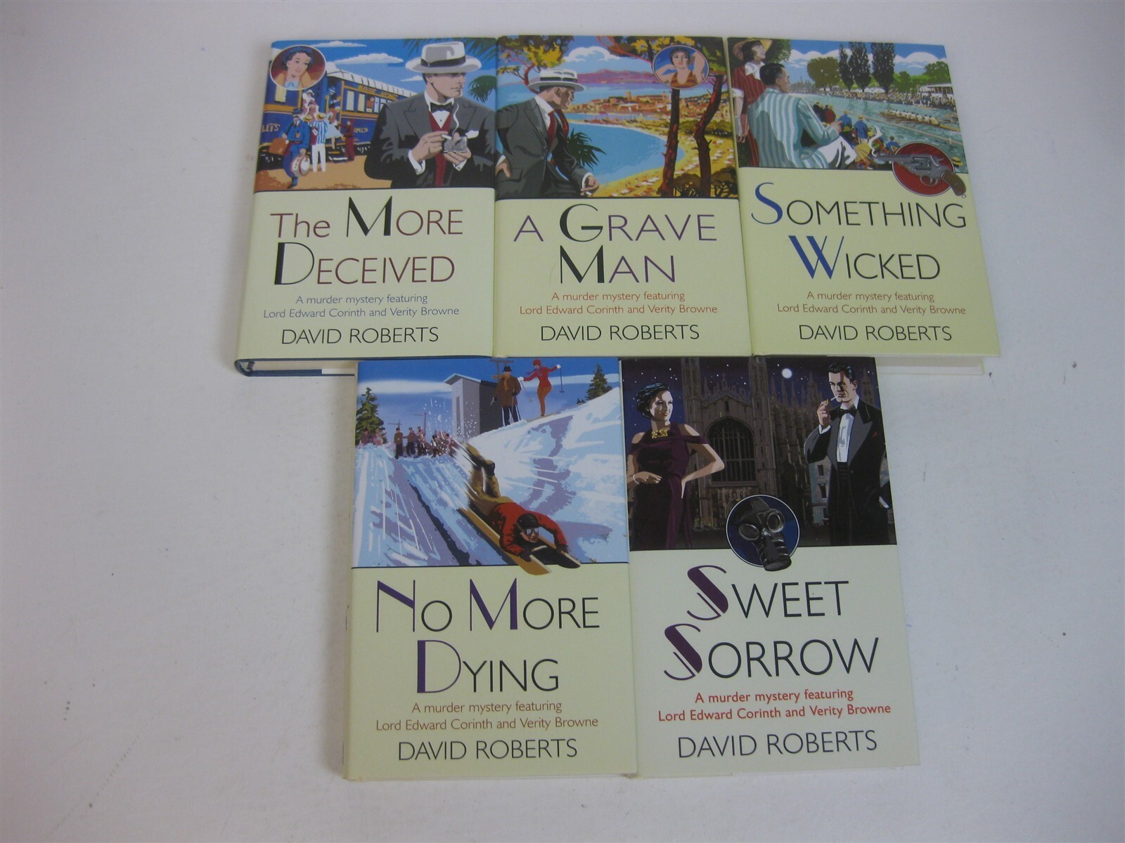 David Roberts Lot 5 Lord Edward Corinth Verity Brown Mystery Hardcovers 1930s