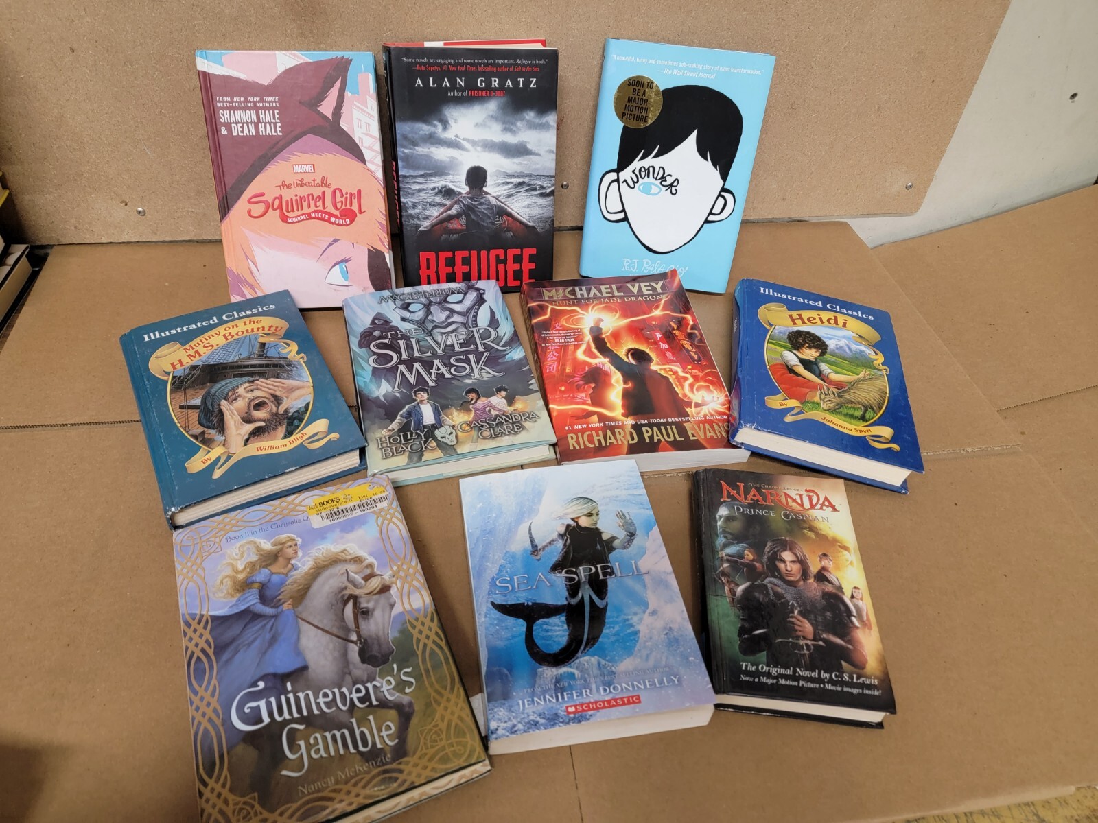 Lot of 20 Young Adults YA PRE-Teen Youth RANDOM STORY CHAPTER UNSORTED BOOKS MIX