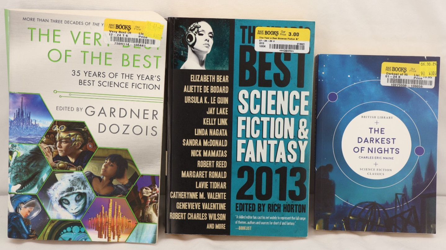 Lot of 3 Science Fiction Classics, Best of, B920