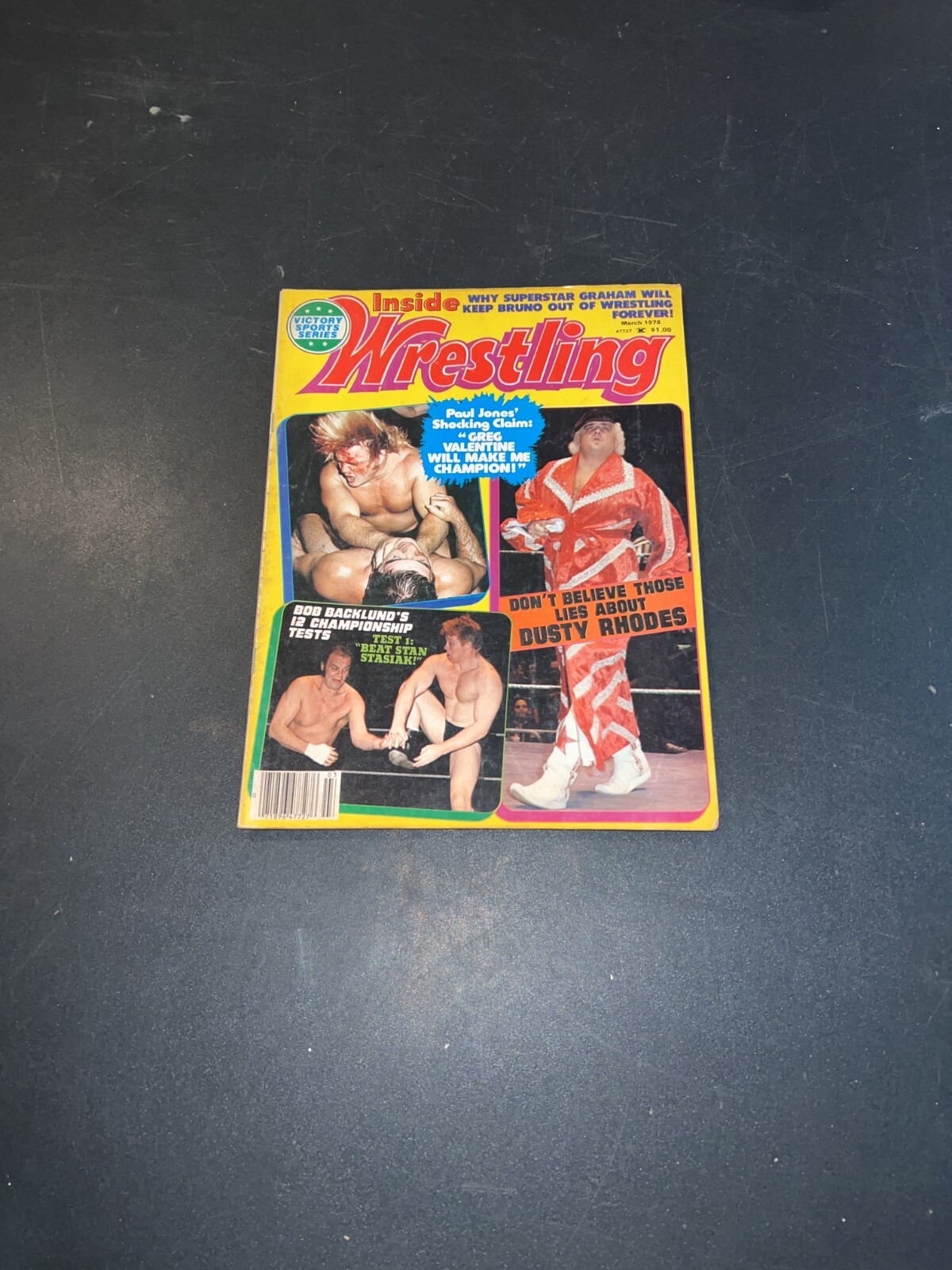 Inside Wrestling Magazine March 1978 Dusty Rhodes Cover NWA WWF WCCW Mid South