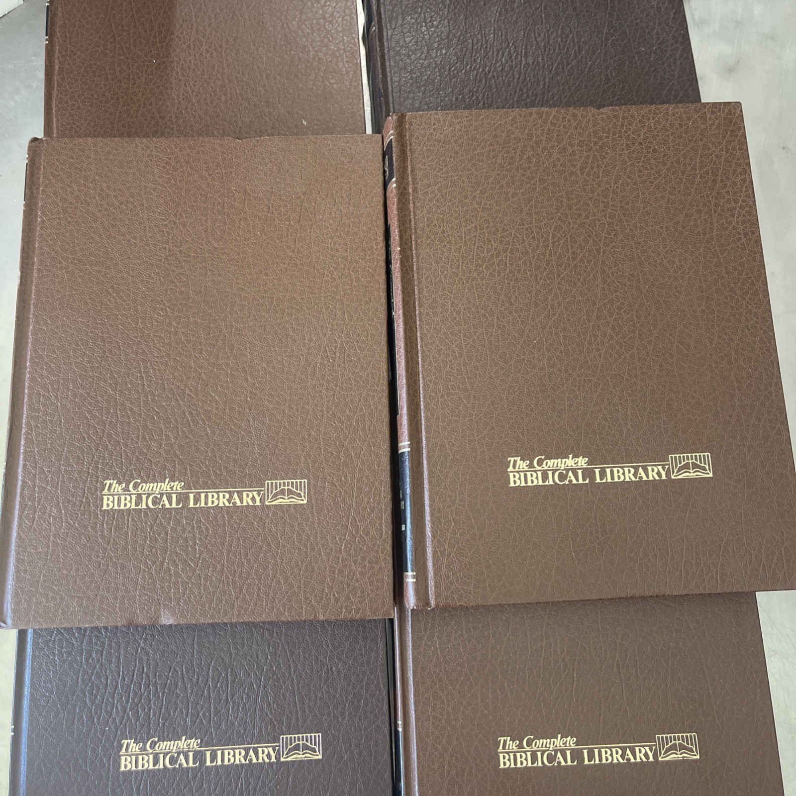 Lot of 6 The Complete Biblical Library Greek English Dictionary And New Testamen