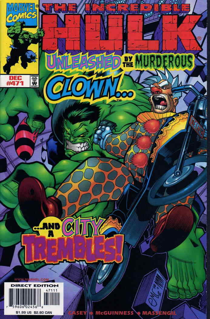 The Incredible Hulk #471 Marvel Comic Book, 1998, NM