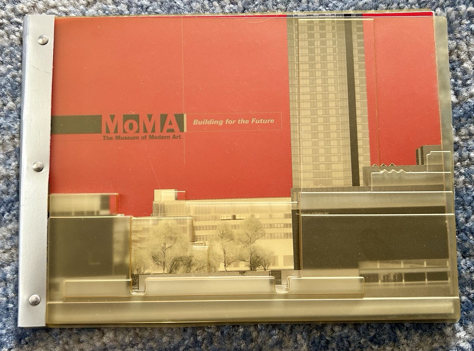 1998 Booklet: MoMA Building for the Future, The Museum of Modern Art, 3-D Cover