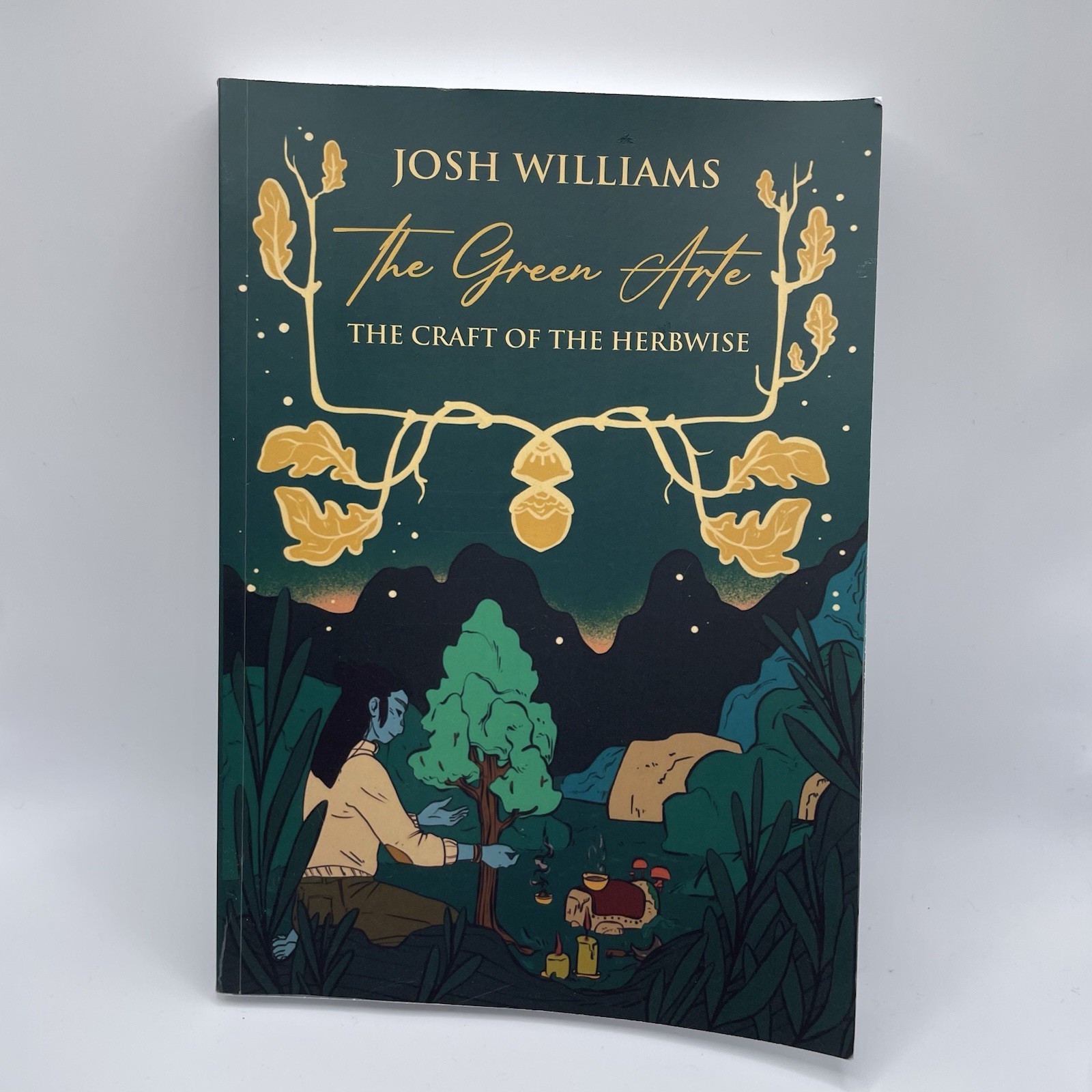 Green Arte Craft of the Herbwise Josh Williams Occult Book Herbs Witchcraft PB
