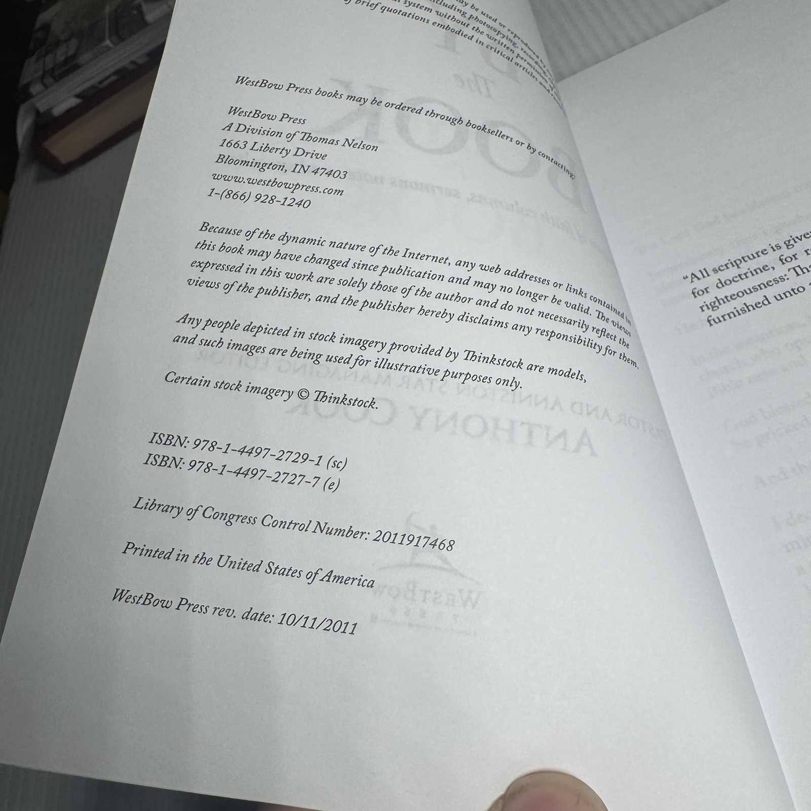 By The Book By Anthony Cook