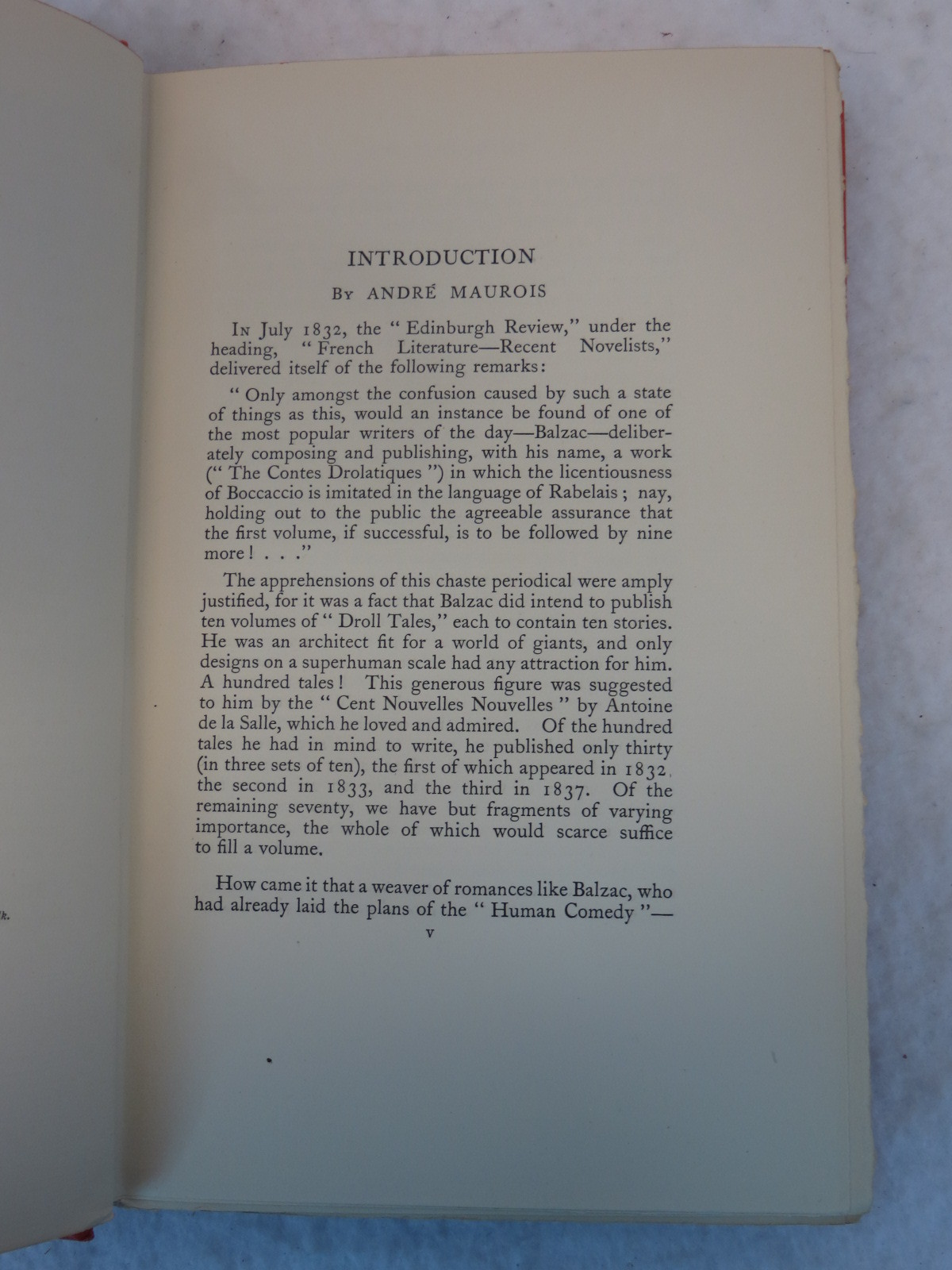Honore De Balzac TEN DROLL TALES Limited Edition # 1042 John Lane c. 1926