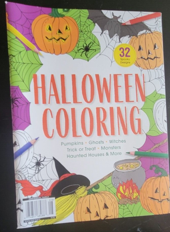 Halloween Coloring Adult Special Edition 32 Pages of Spooky Images