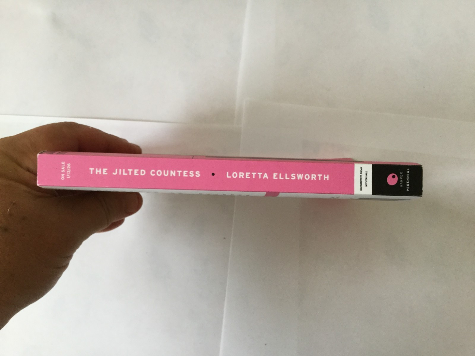 The Jilted Countess: A Novel, Loretta Ellsworth UNCORRECTED PROOF 1/2026 NEW