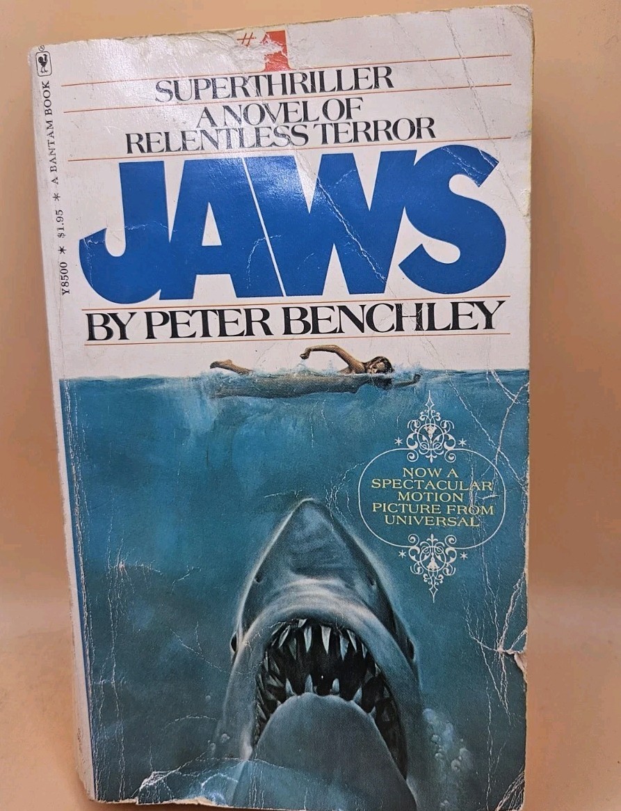 Peter Benchley JAWS 1975 21st Printing PB Bantam Books