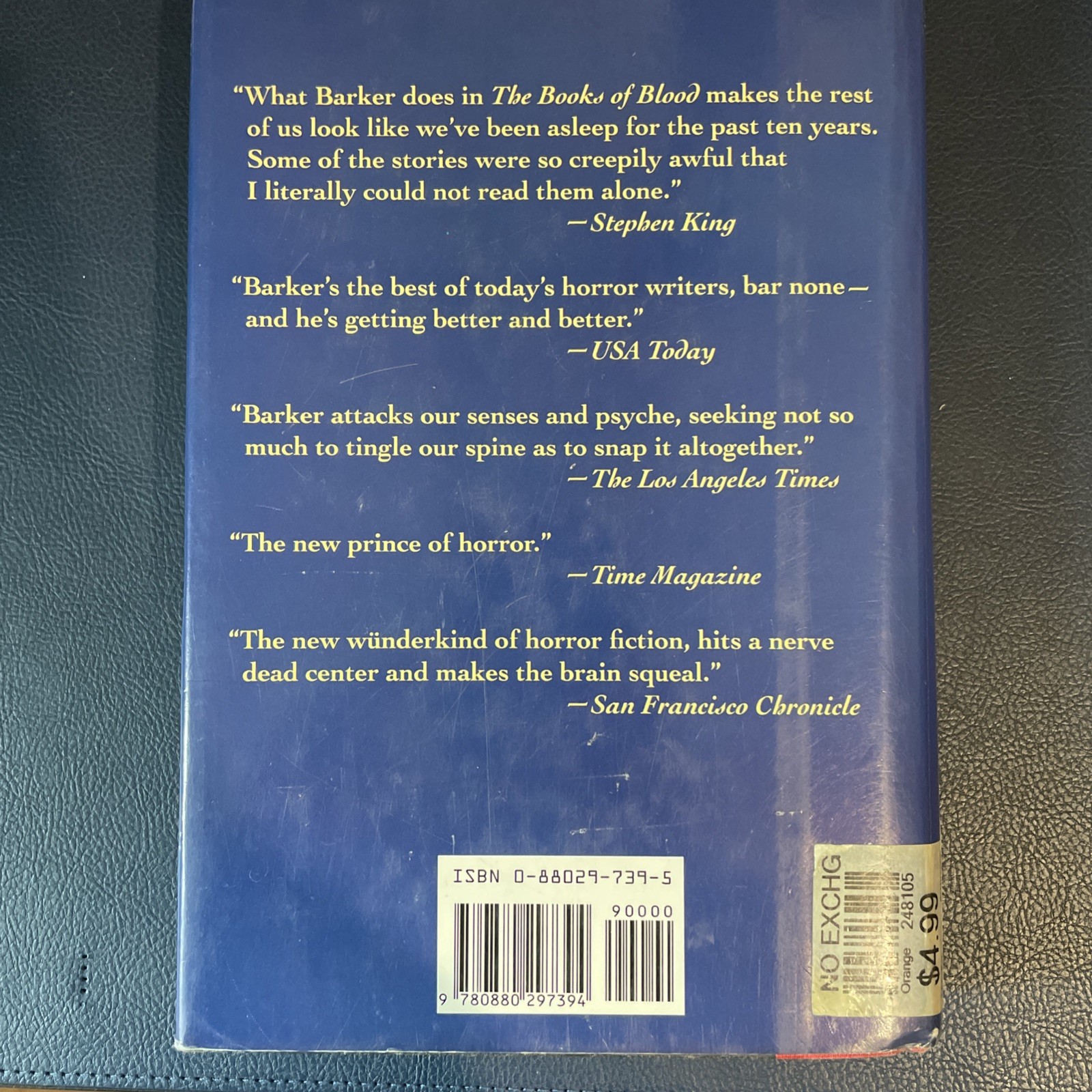 The Books of Blood Vols. 1-3 by Clive Barker First/1st 2nd Hardcover With Jacket