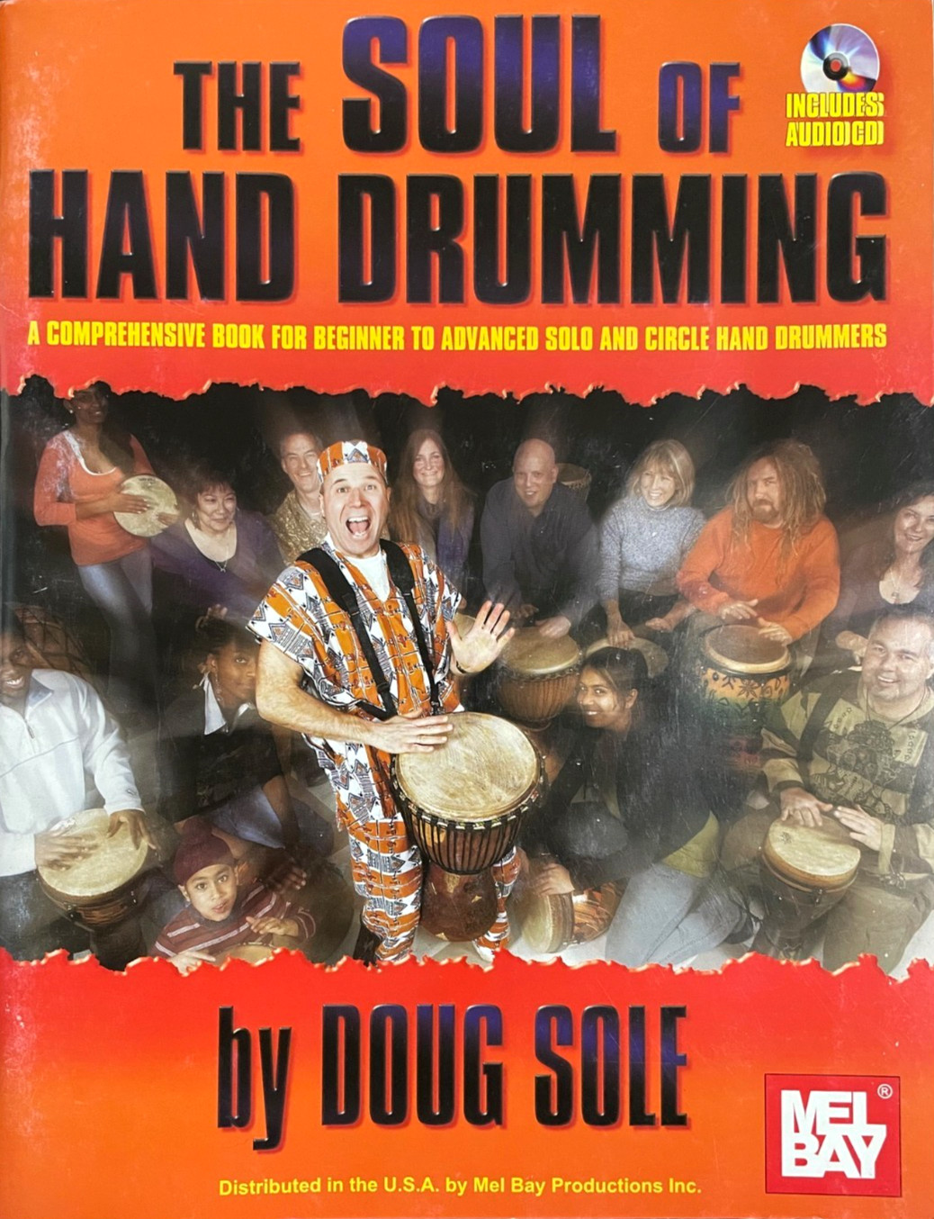 The Soul Of Hand Drumming Beginner To Advanced Doug Sole Book CD NEW!