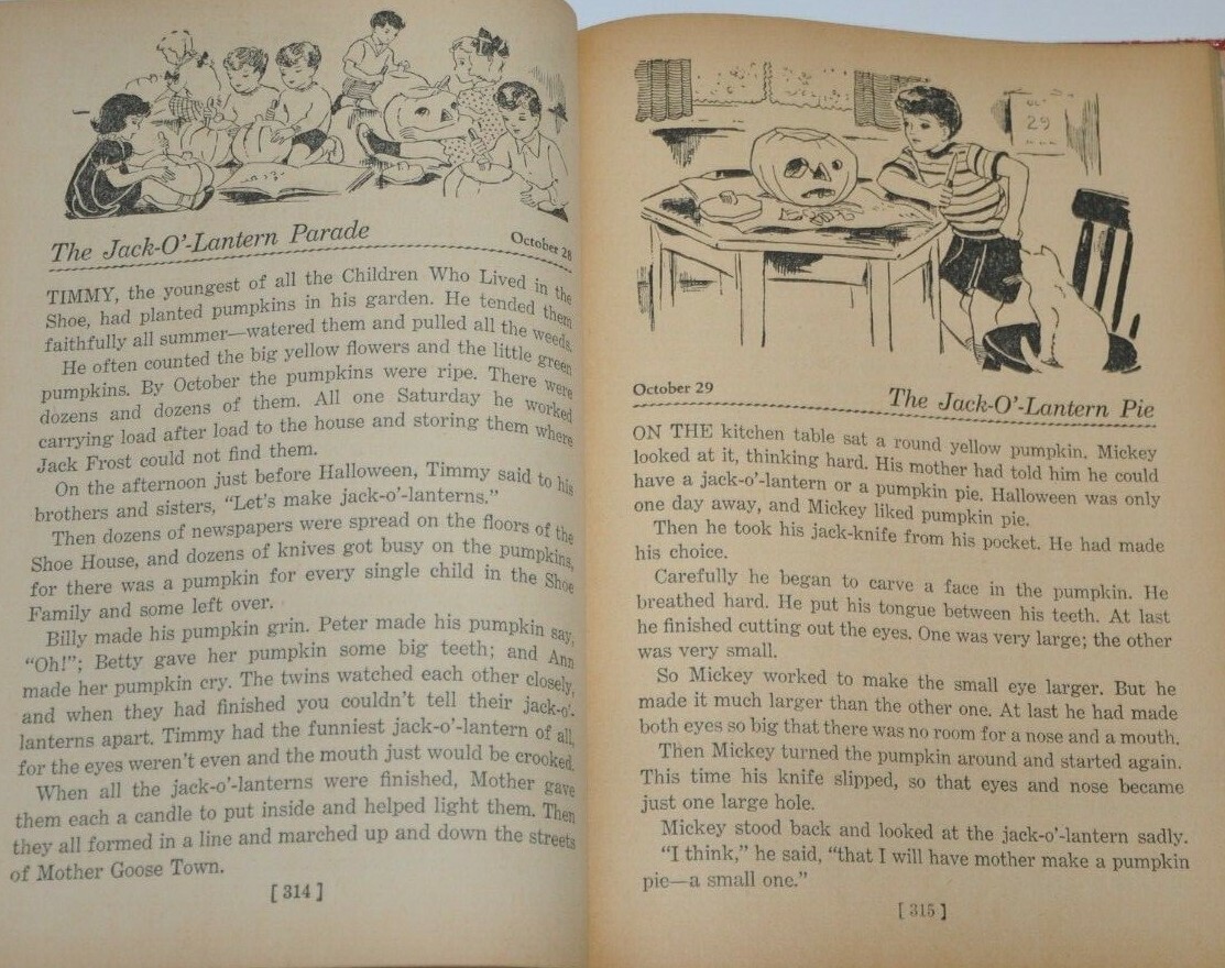 365 Bedtime Stories 1944 Illustrated Janet Robson Whitman Publishing Vintage