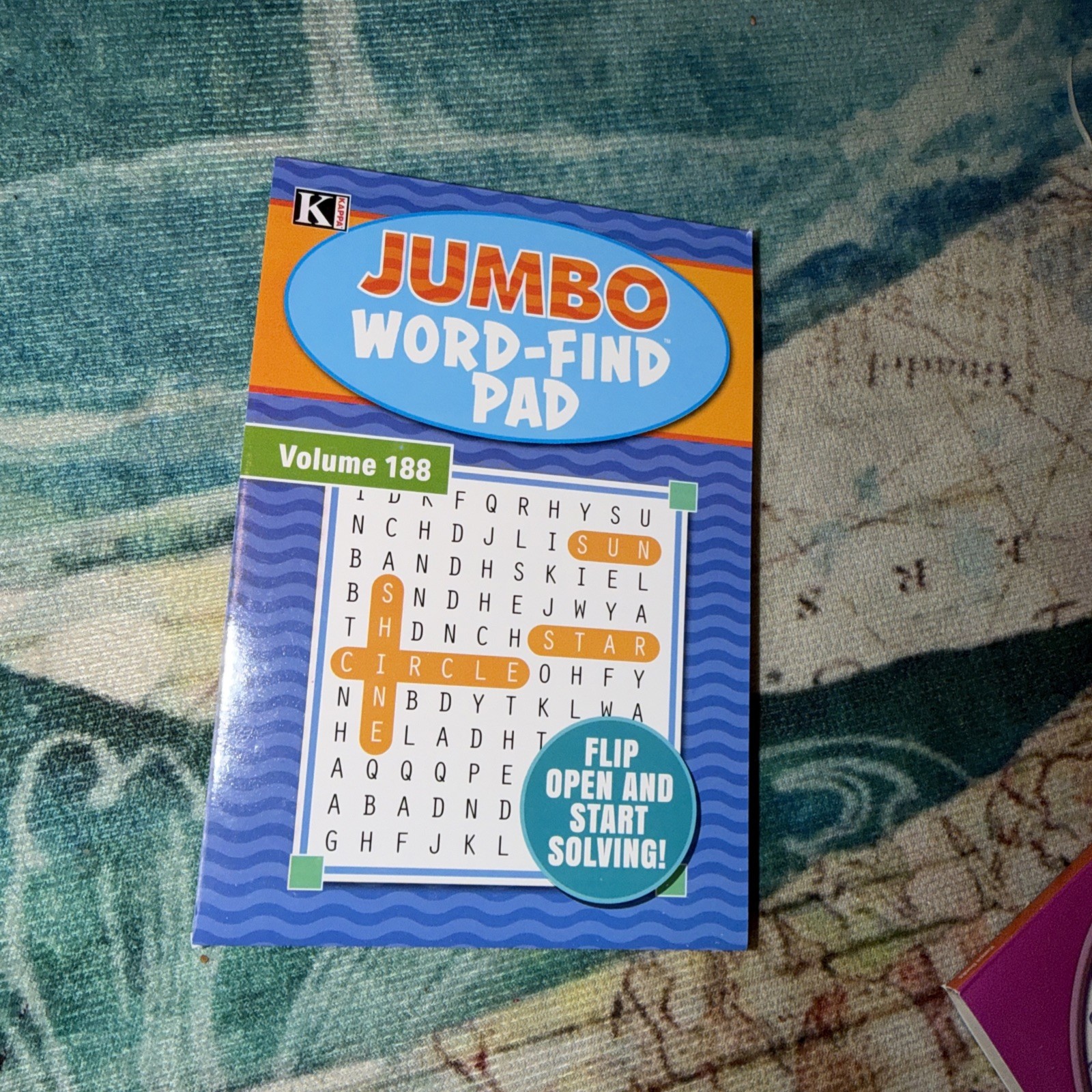 Kappa Jumbo Word Finds 73 Word Puzzles In Books Flip Open Volume # 188 New