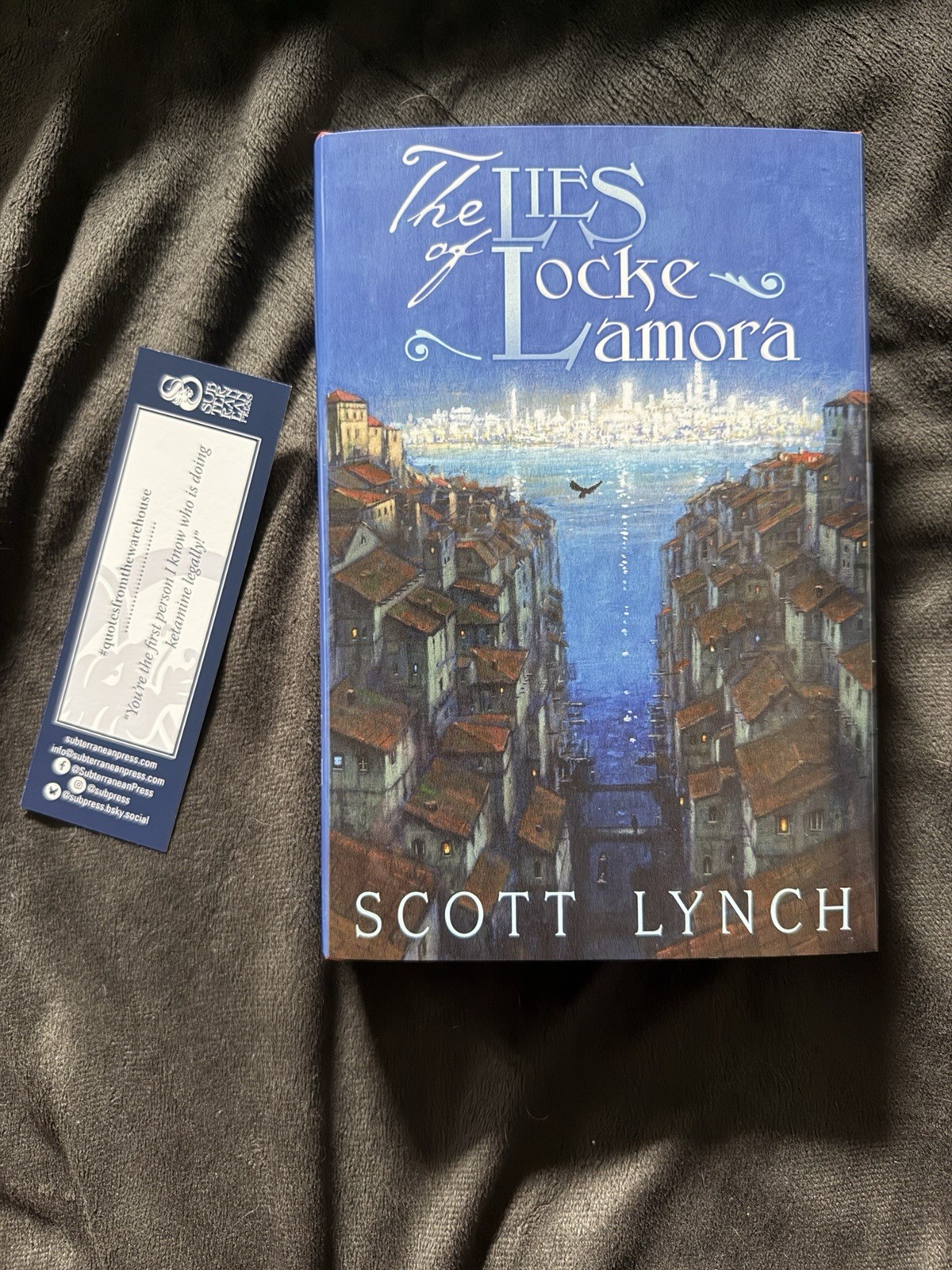 Scott Lynch The Lies of Locke Lamora Subterranean Signed Second Print Hardcover