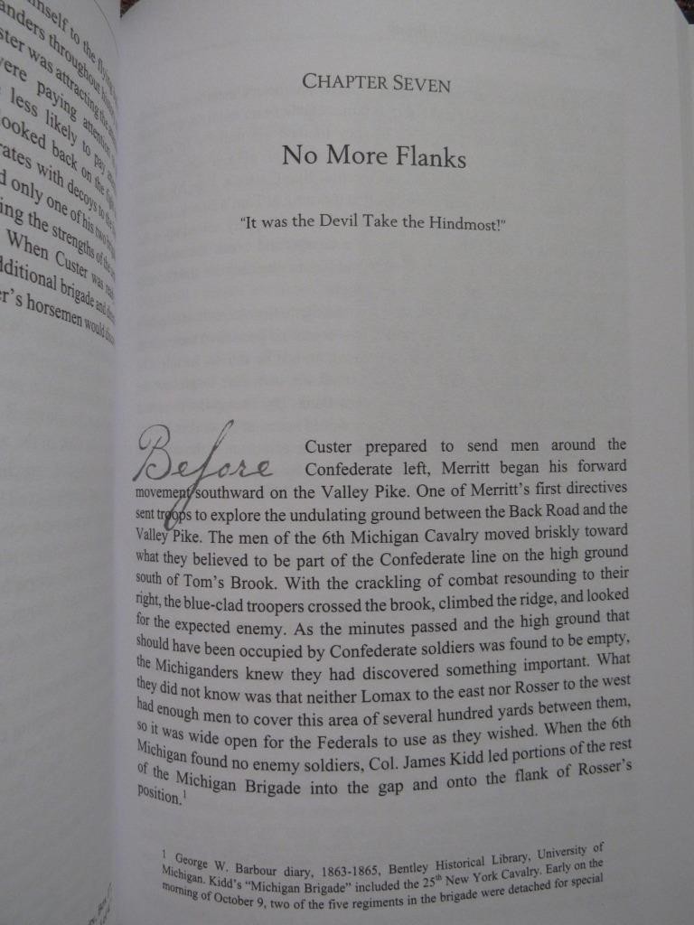 DECISION AT TOM’S BROOK – GEORGE CUSTER AND THOMAS ROSSER – FIRST EDITION – NEW