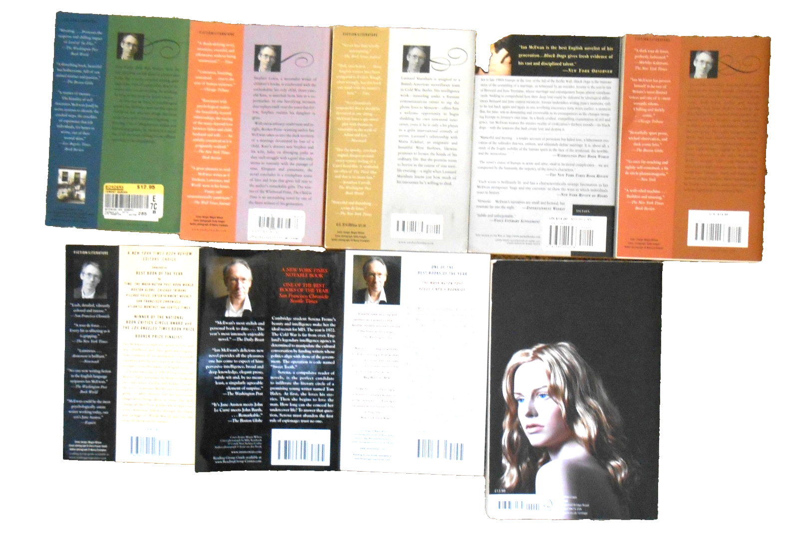 Ian McEwan lot of 9 Novels (Atonement~Amsterdam+) – TPB VGC