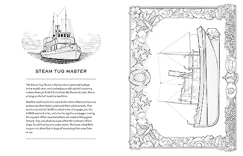 Working Boats Coloring Book, Crestodina, Tom, Good Book