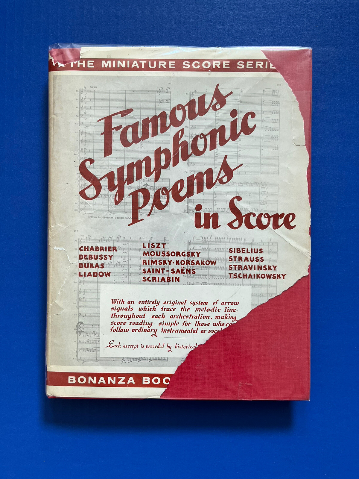 Famous Symphonic Poems in Full Score – HC w/ DJ ed. Albert E. Wier Study Score