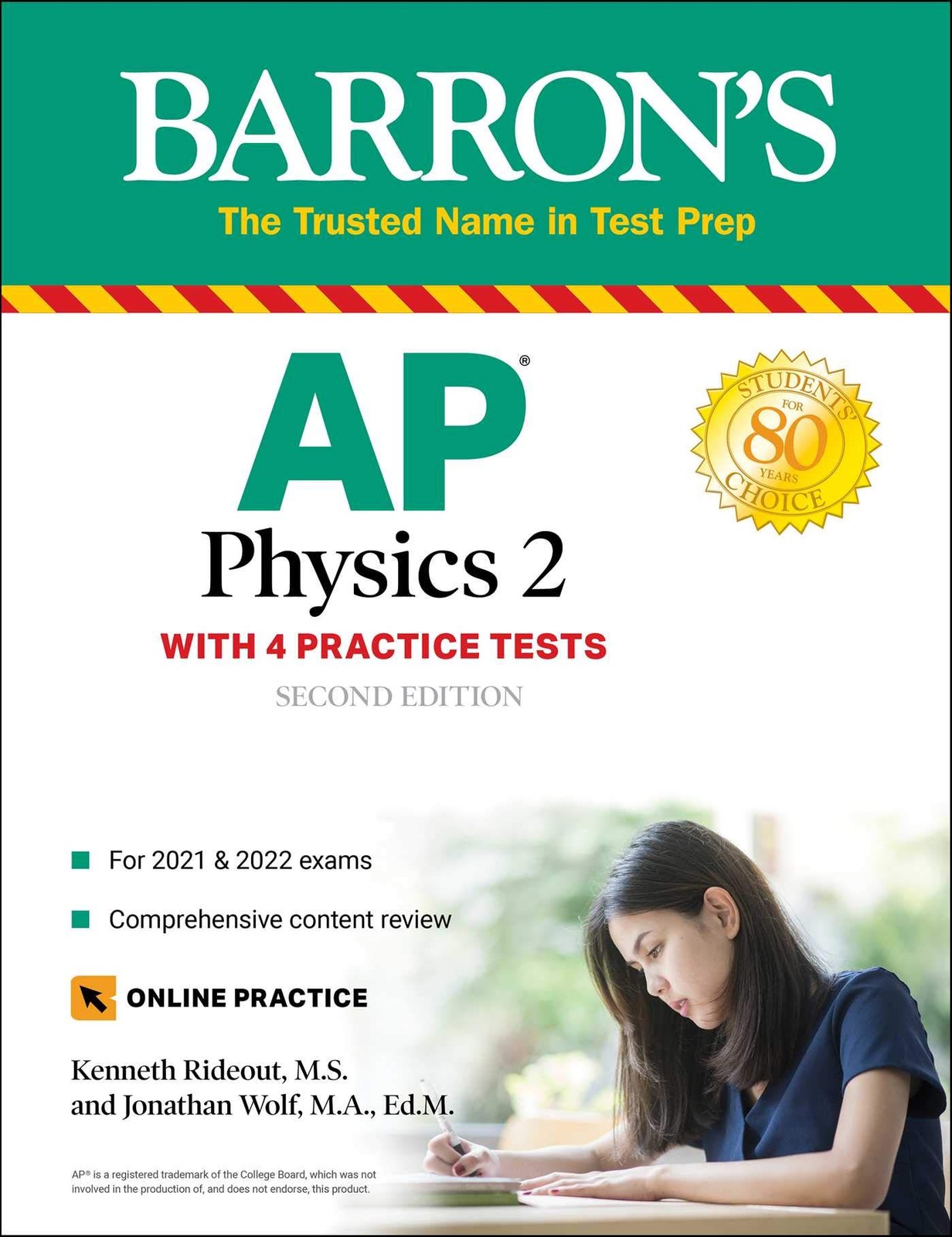 AP Physics 2: 4 Practice Tests + Comprehensive Review + Online Practice (Bar…