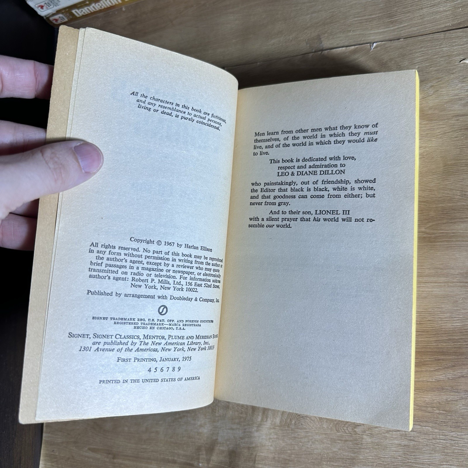Dangerous Visions Harlan Ellison Signet Vintage Paperback Short Story Anthology