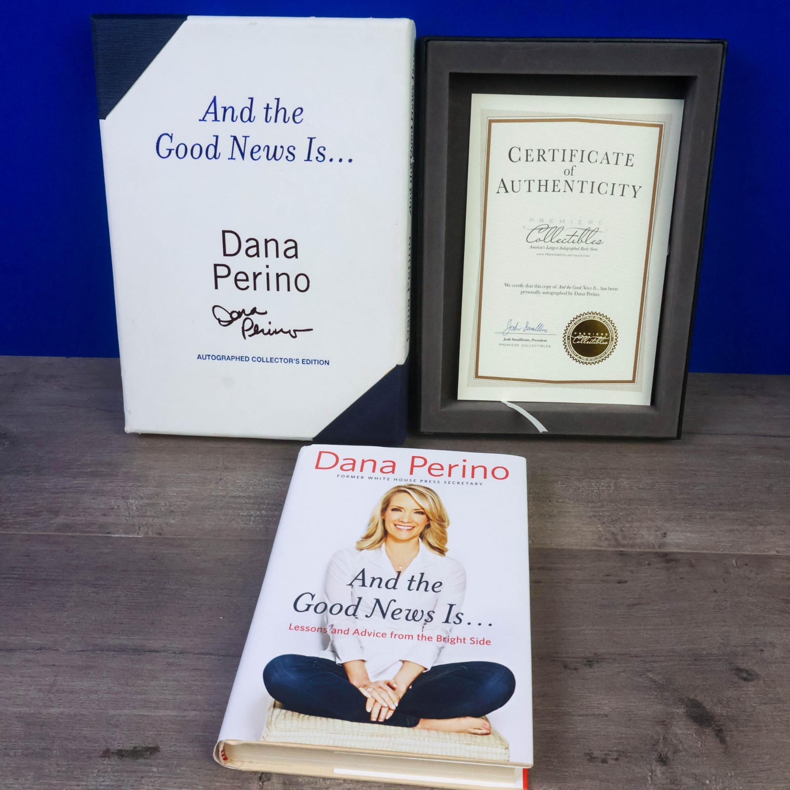 And the Good News Is (NEW 1st Ed &. Print) signed by Fox Anchor Dana Perino)