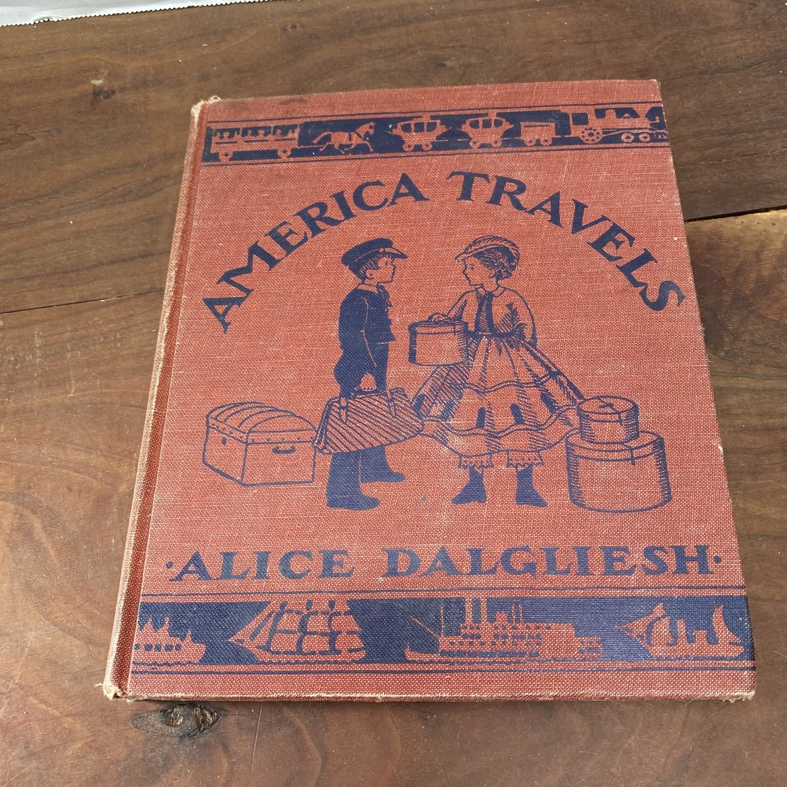 America Travels Alice Dalgliesh 1959 23rd Printing Illustrated Macmillan