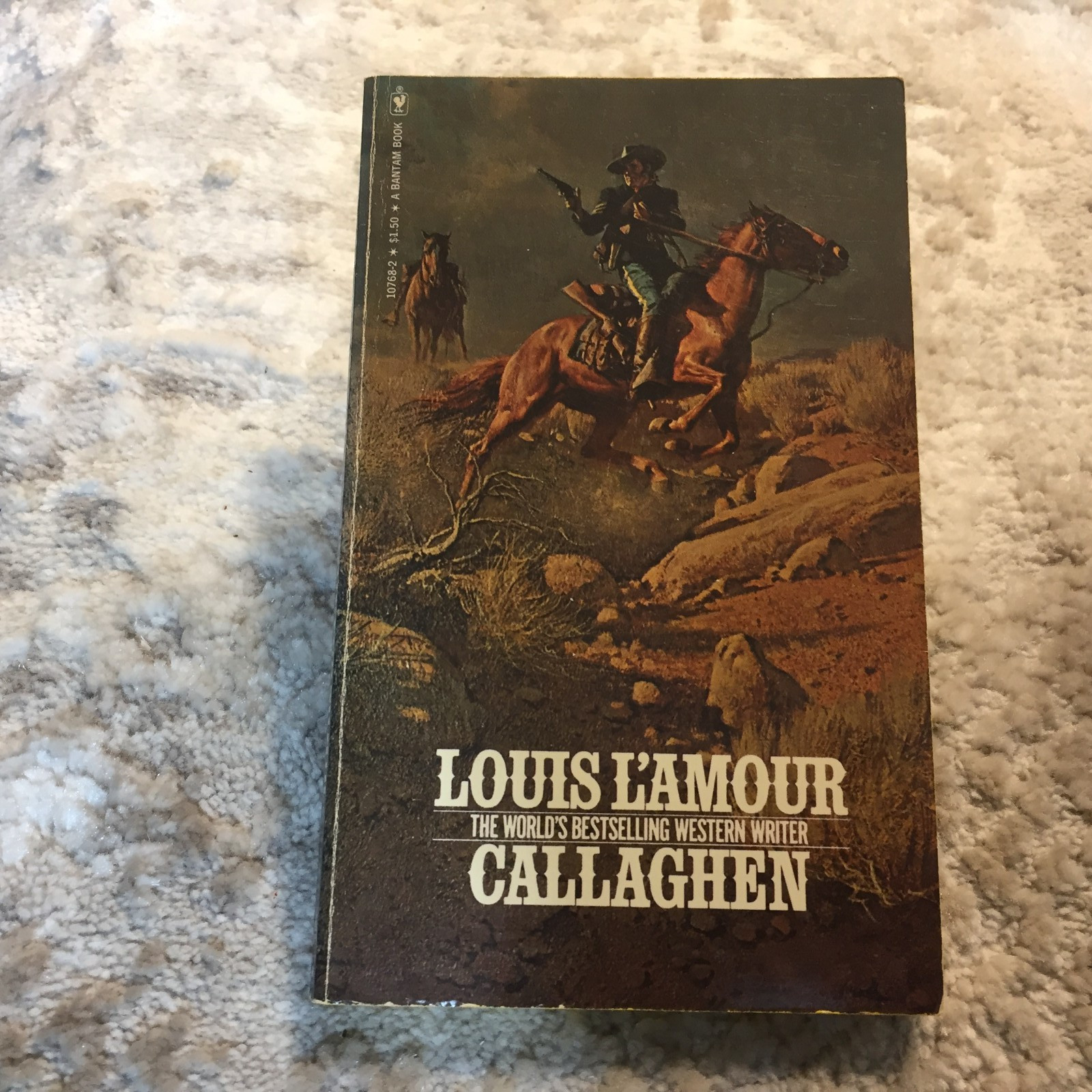 Callaghen Louis L’Amour 1977 Bantam Books Army Veteran’s Code Frontier Justice