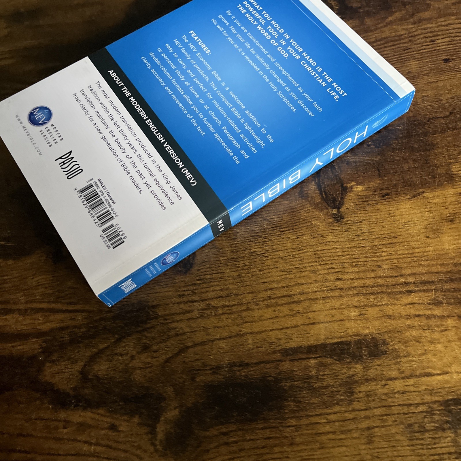The Holy Bible (Modern English Version) MEV By Passio 2015