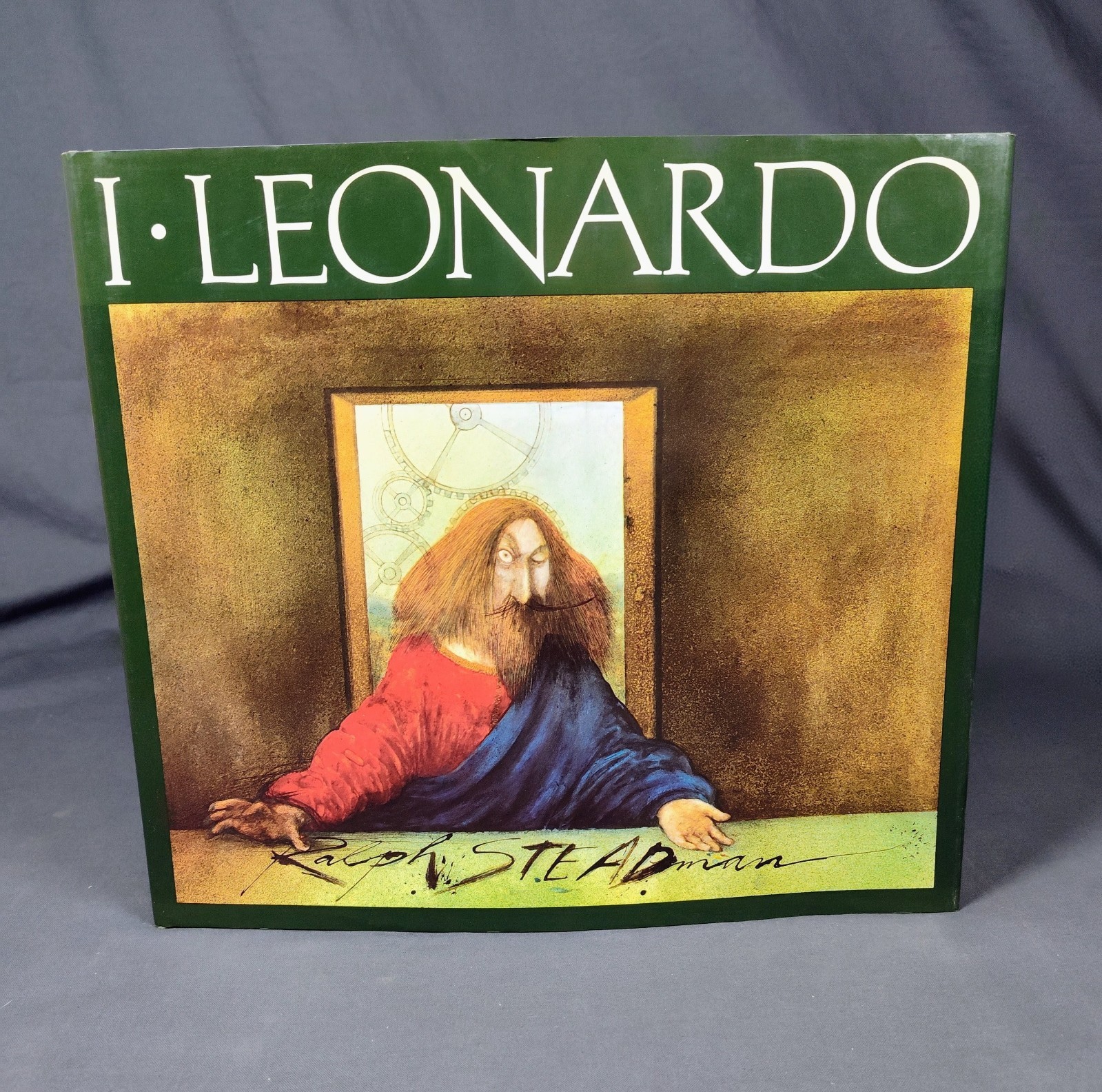 I, LEONARDO *First Edition* 1983 Hardcover DJ Art Book VG+ Ralph Steadman