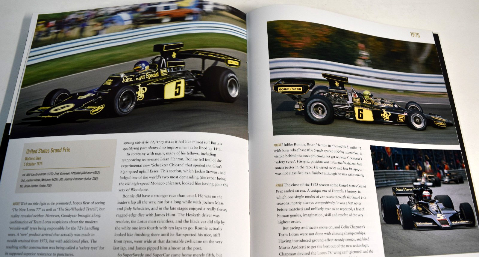 LOTUS 72 Formula 1 Greats 1970-75 by Pete Lyons Hardbound – Fittipaldi *GOOD*