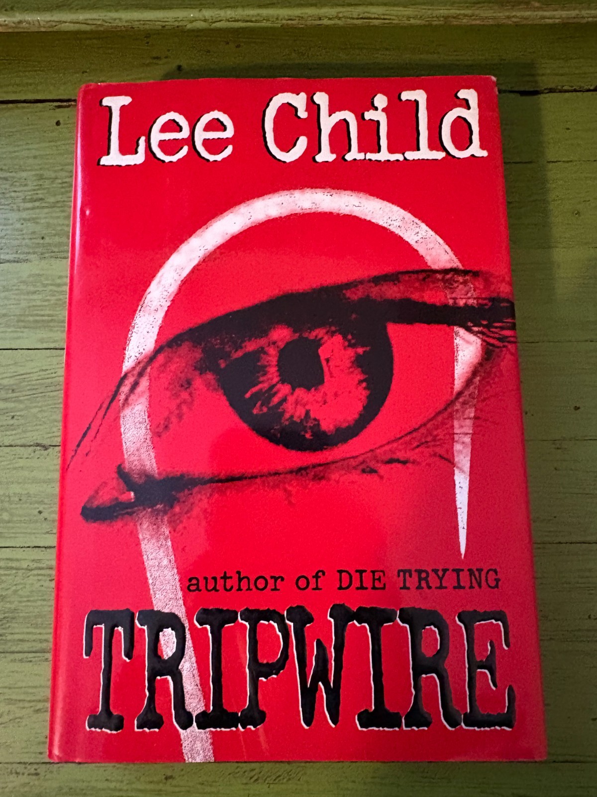 Lee Child Tripwire Jack Reacher Series Hard Cover DJ Very Good