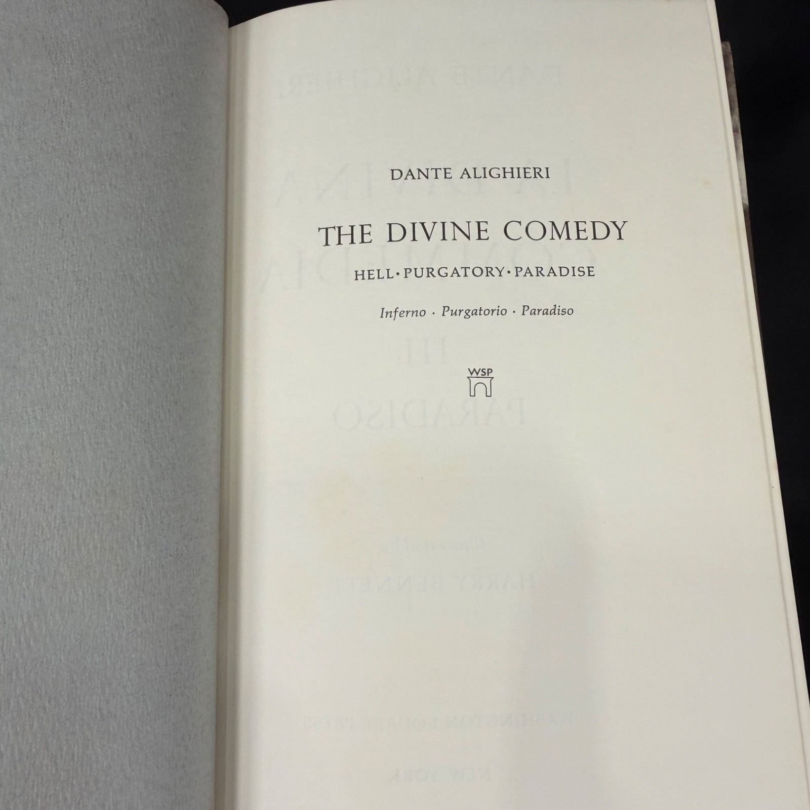 Dante Alighieri The Divine Comedy 3 Vols Washington Square Press 1966 HC Box Set