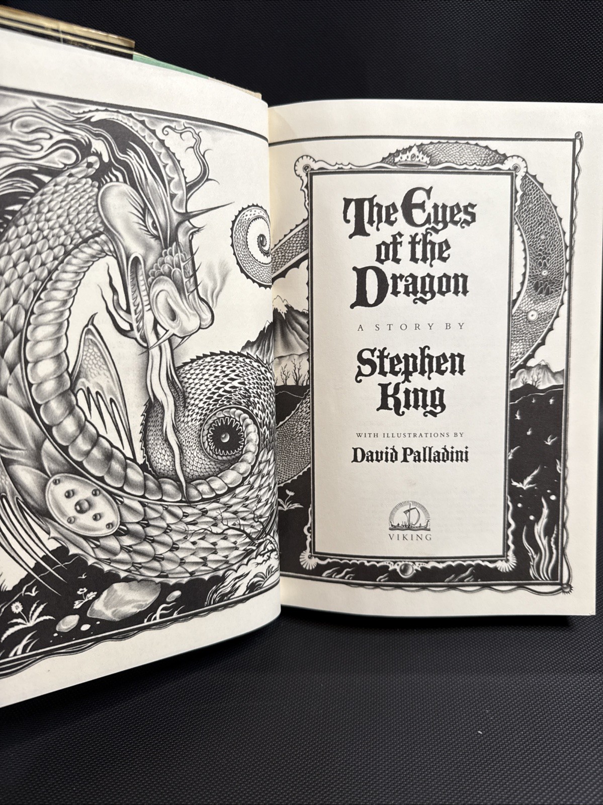 The Eyes Of The Dragon by Stephen King 1987 Viking Penguin 1st Edition ($18.95)