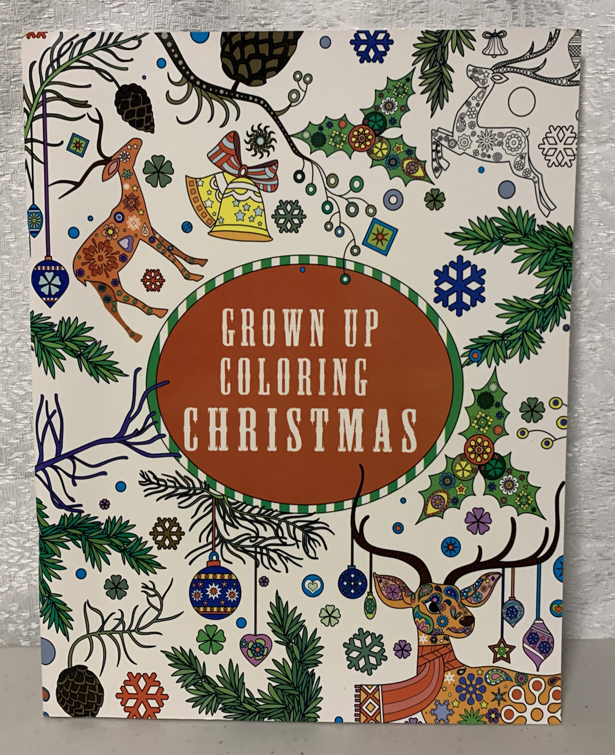 Grown Up Coloring Christmas Book Vision St 24 Pages Craft For Christmas