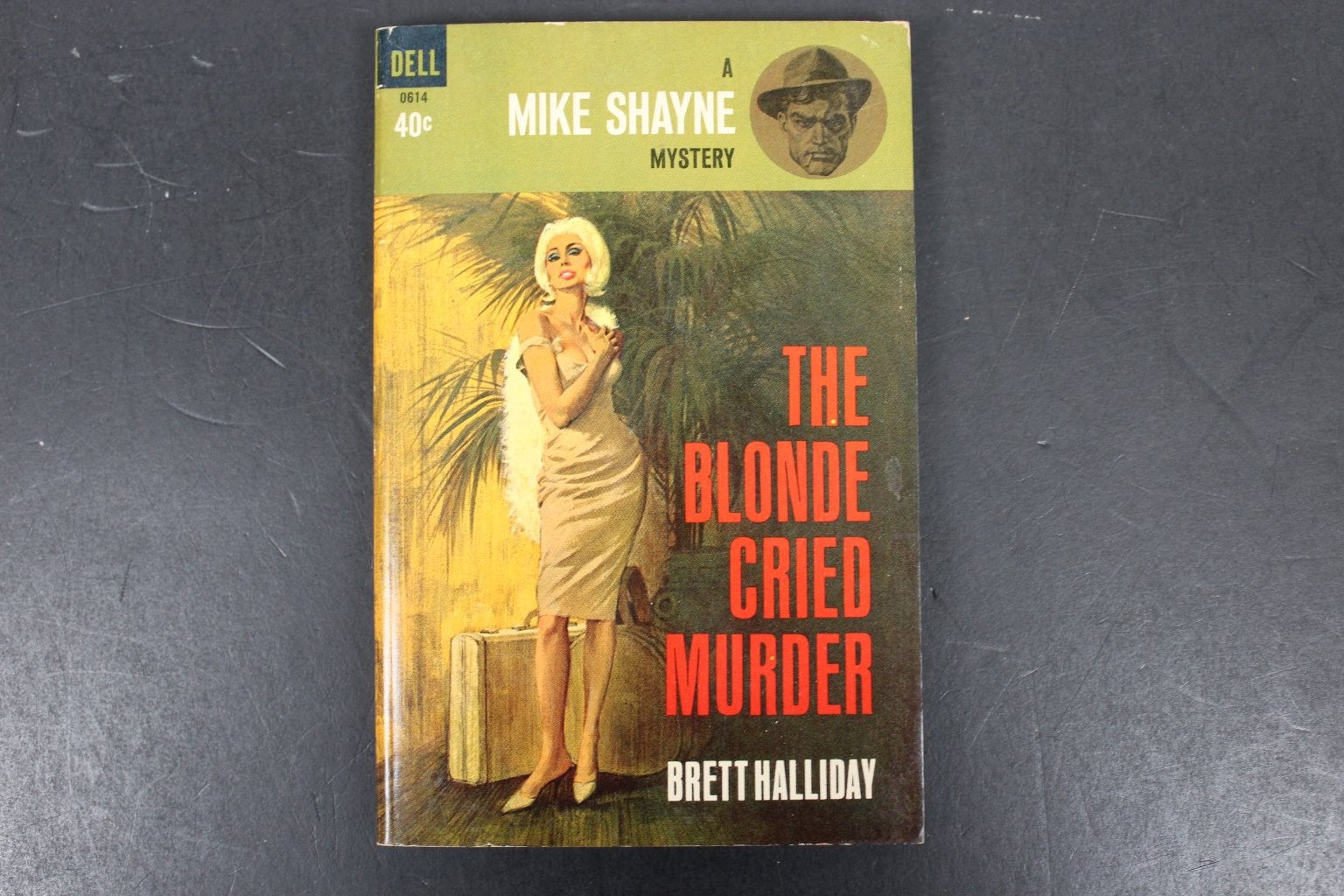 The Blonde Cried Murder Brett Halliday 1963 Mike Shayne Mystery Dell Pulp PB