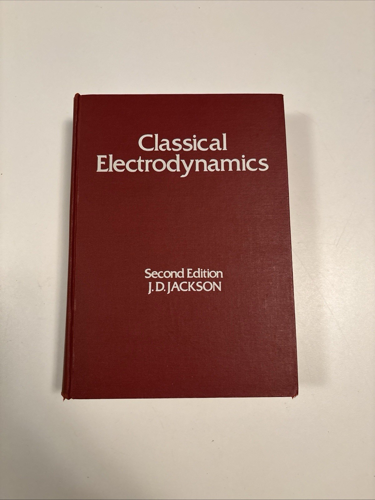 Classical Electrodynamics – 2nd ed – John David Jackson – Wiley 1975 Hardcover