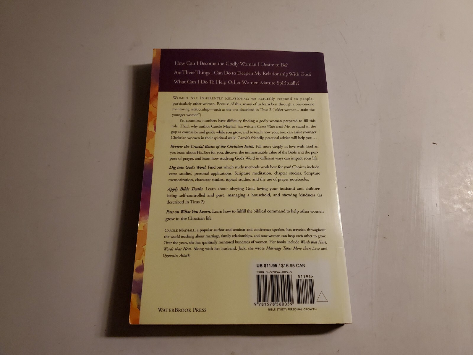 Come Walk with Me: A Practical Guide to Knowing Christ Intimately & Passing It