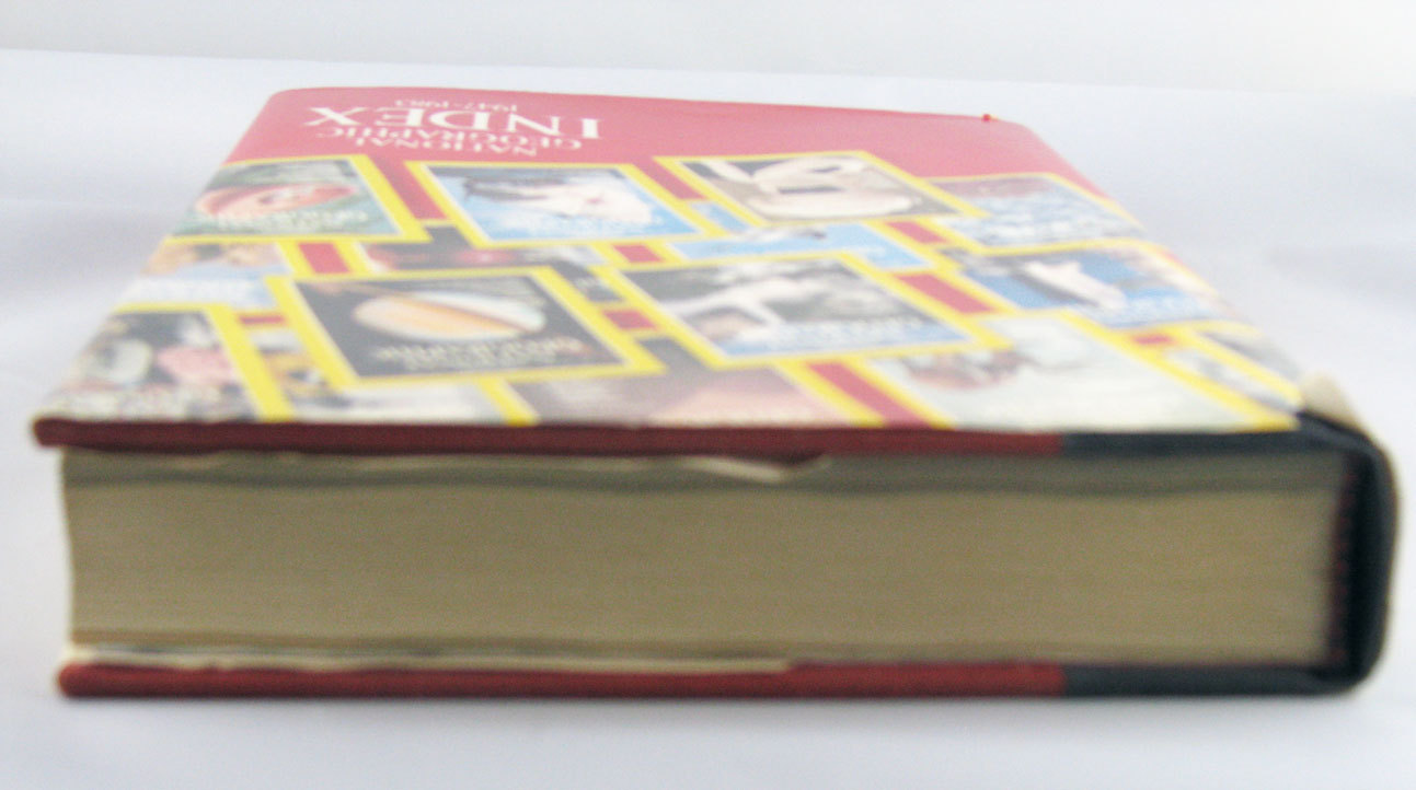 NATIONAL GEOGRAPHIC Index Book 1947-1983 Hardcover Dust Jacket